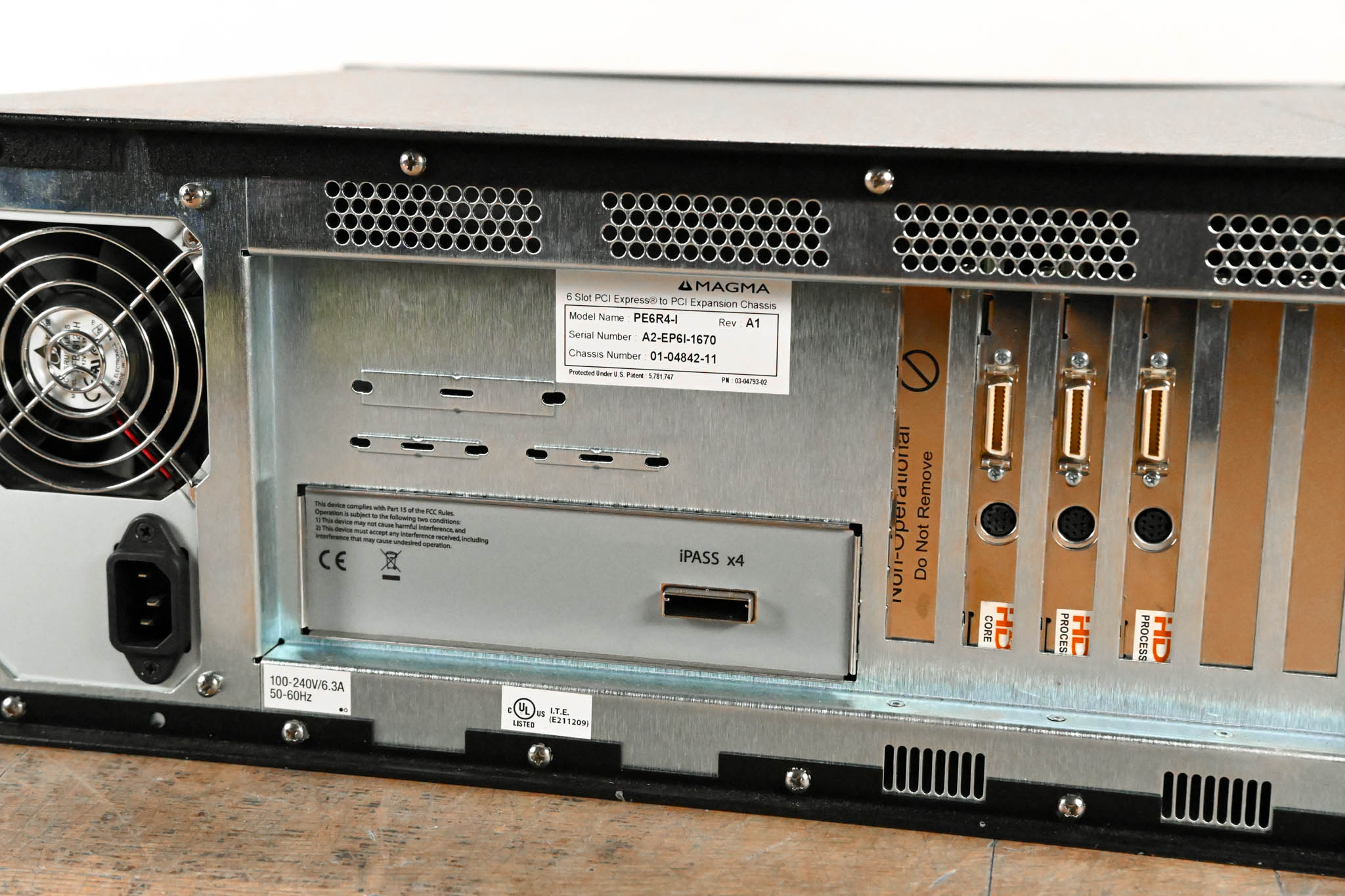 Magma PE6R4 6-Slot PCI Pro Tools HD Expansion Chassis with Cards