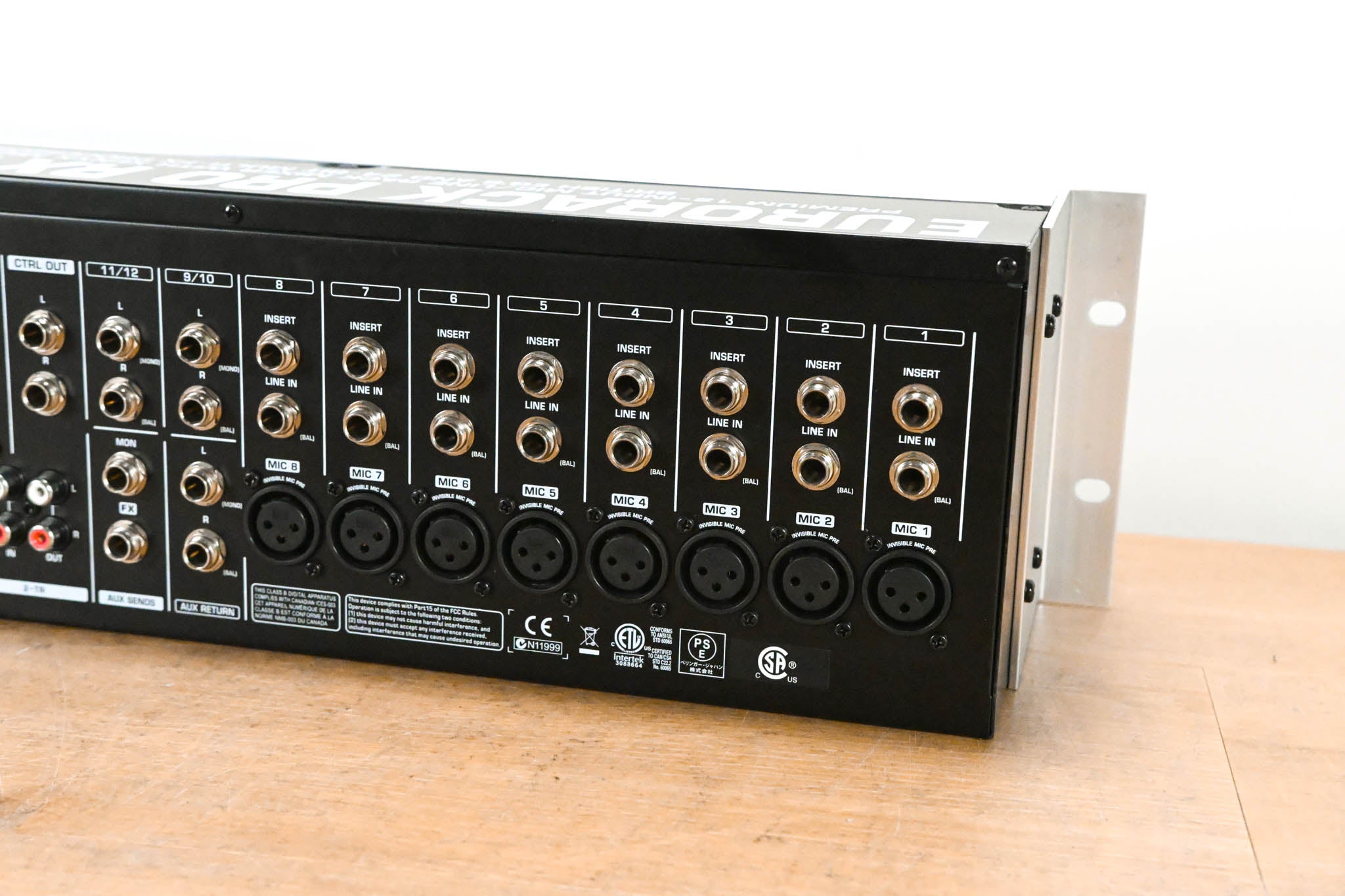 Behringer EURORACK PRO RX1202FX 12-Input Mic/Line Rack Mixer