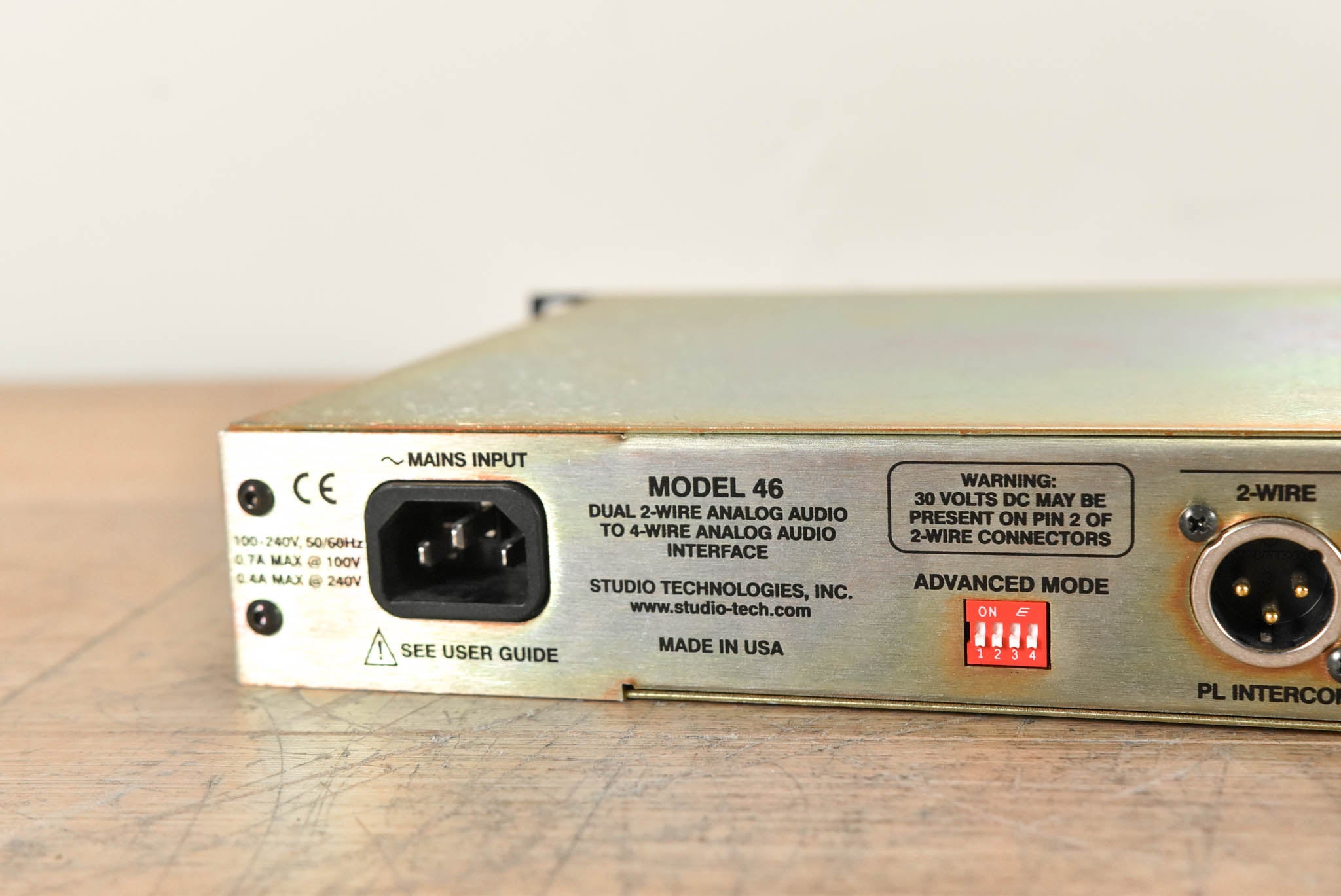 Studio Technologies Model 46 Dual 2-Wire to 4-Wire Audio Interface