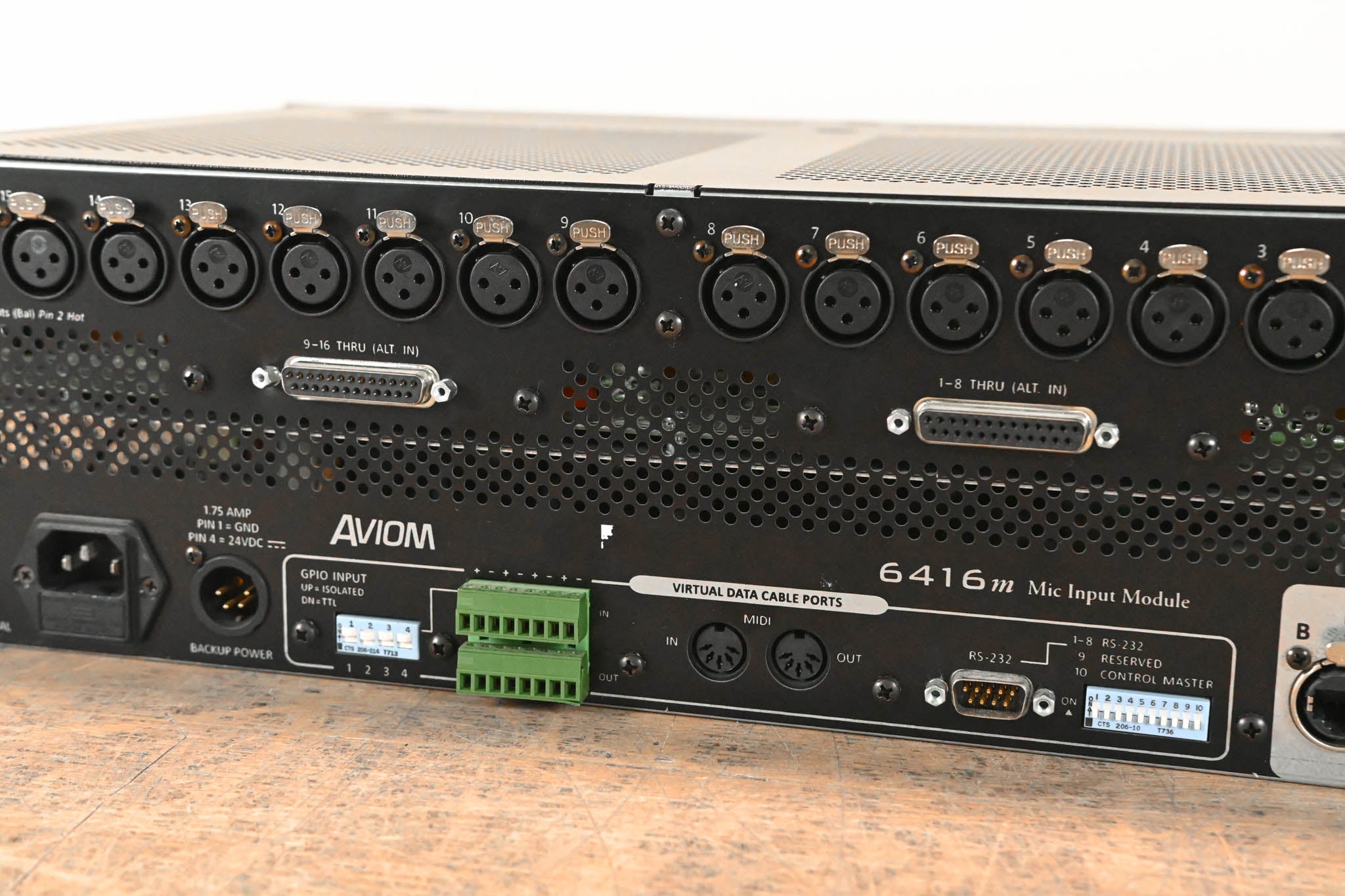 Aviom 6416m 16-Channel Mic Input Module