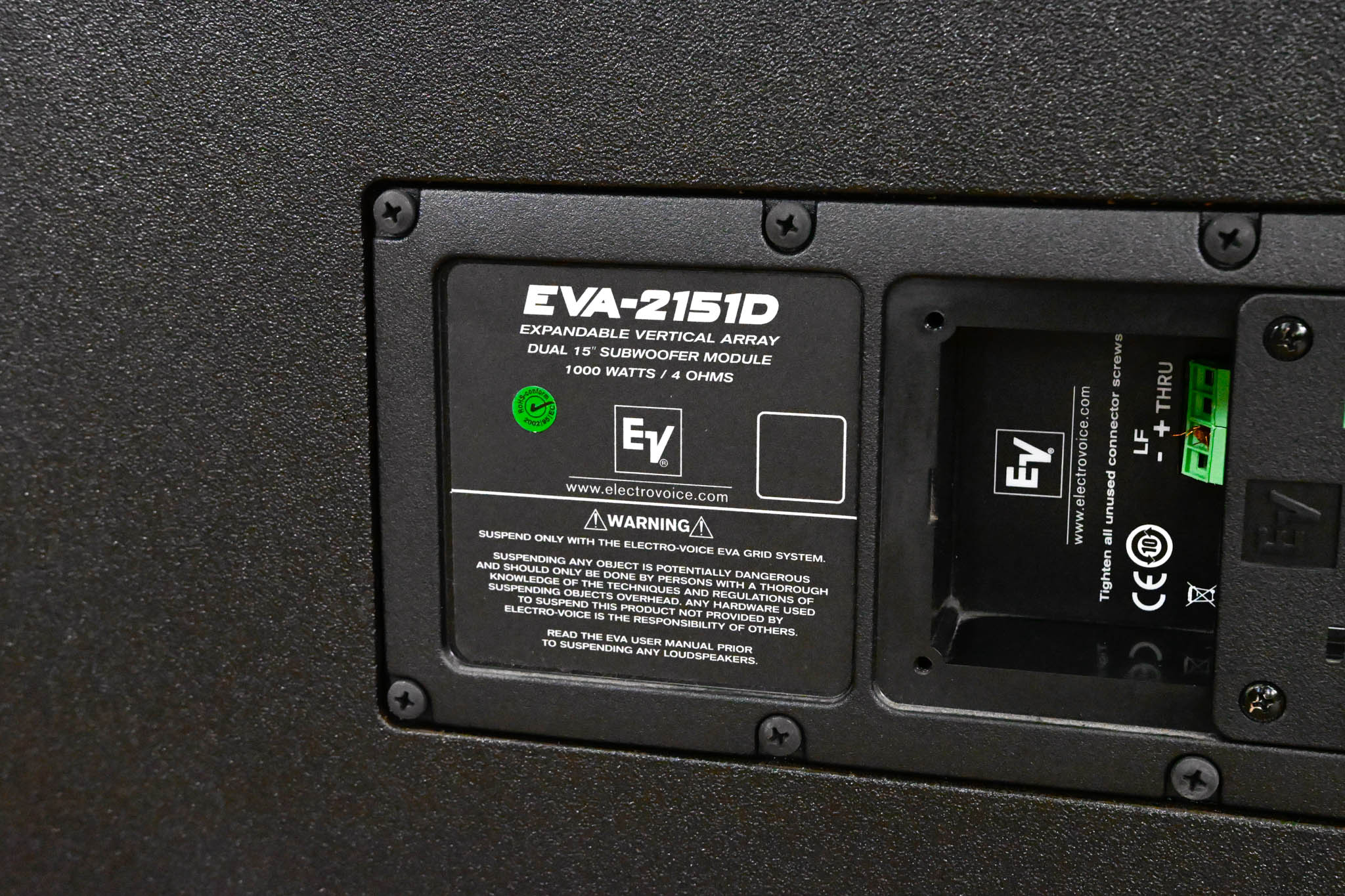 Electro-Voice (EV) EVA-2151D Dual 15" Passive Line Array Subwoofer