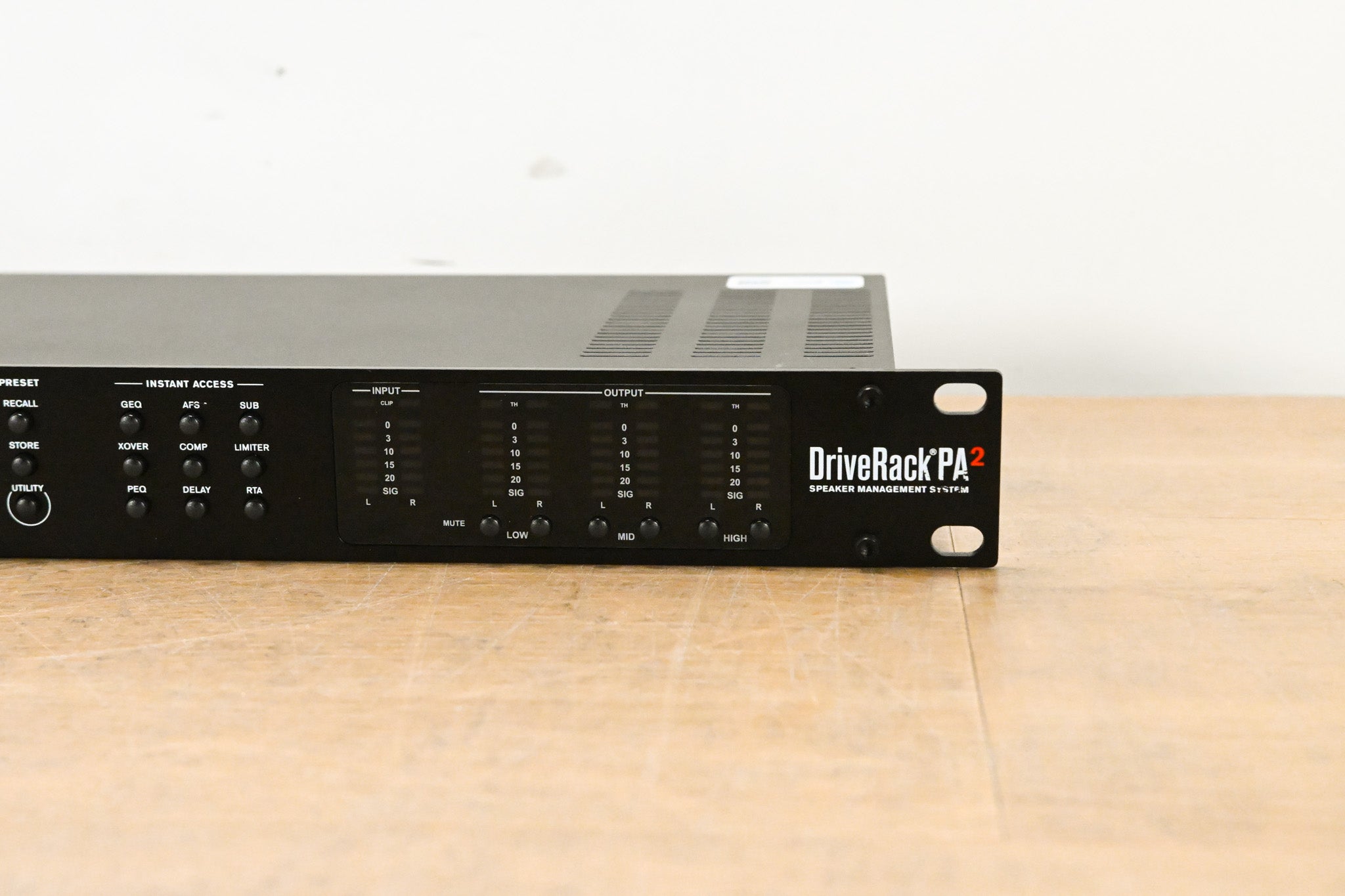 dbx DriveRack PA2 Complete Loudspeaker Management System