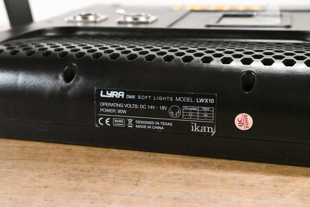 Ikan LWX10 Lyra 1x1 Daylight Soft Studio & Field LED Light w/ DMX