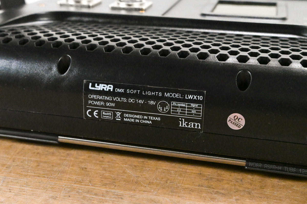 Ikan LWX10 Lyra 1x1 Daylight Soft Studio & Field LED Light w/ DMX