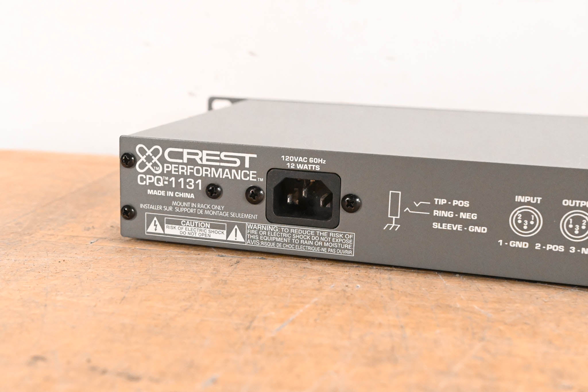 Crest Audio CPQ-1131 31-Band Graphic Equalizer