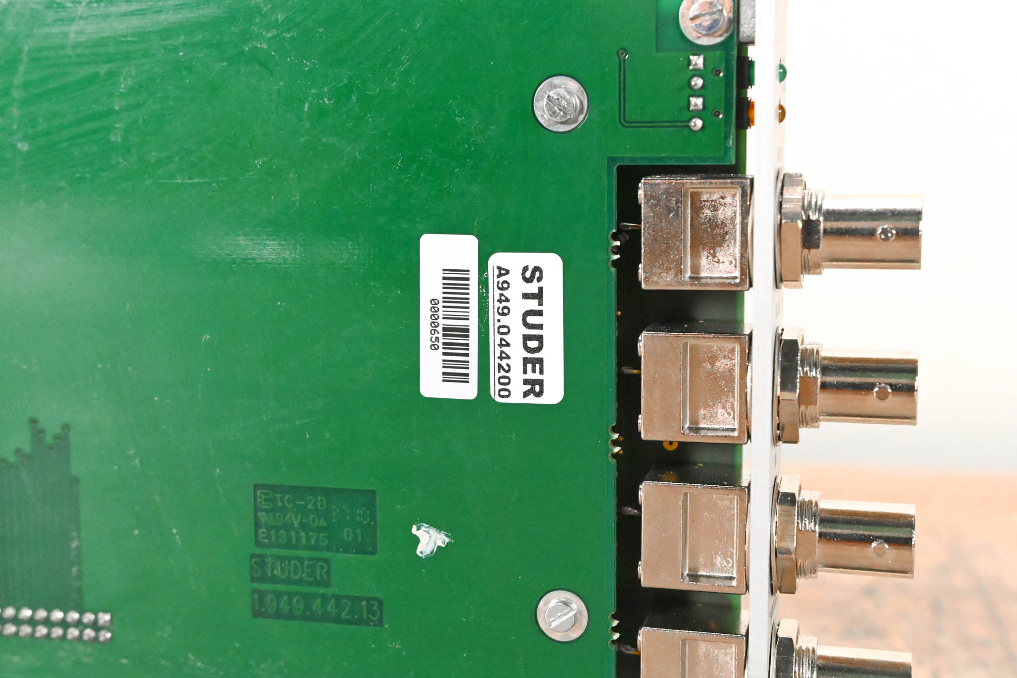 Studer 8-Channel SDI I/O Card for D21m Modular I/O System