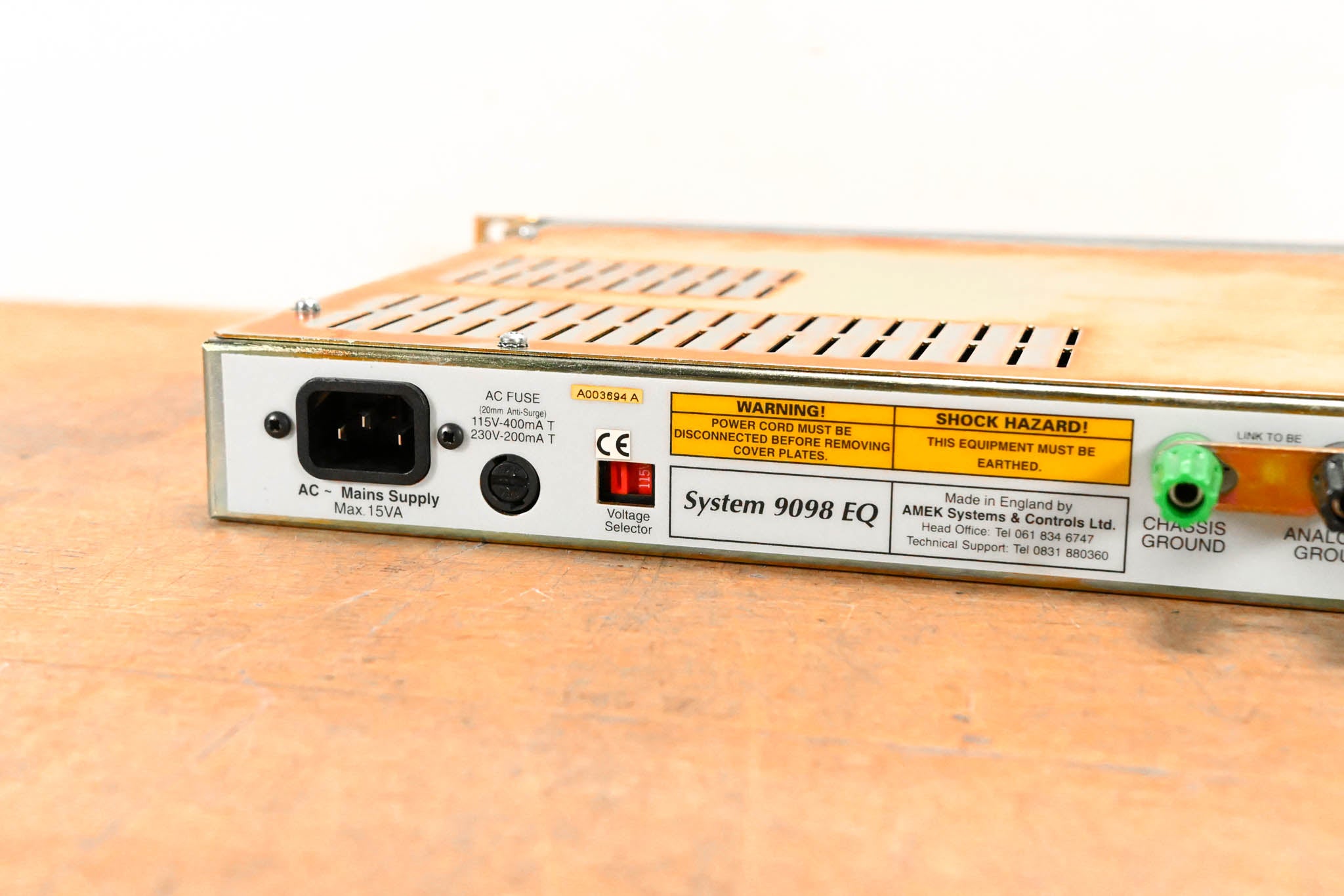 AMEK System 9098 EQ Parametric EQ by Rupert Neve