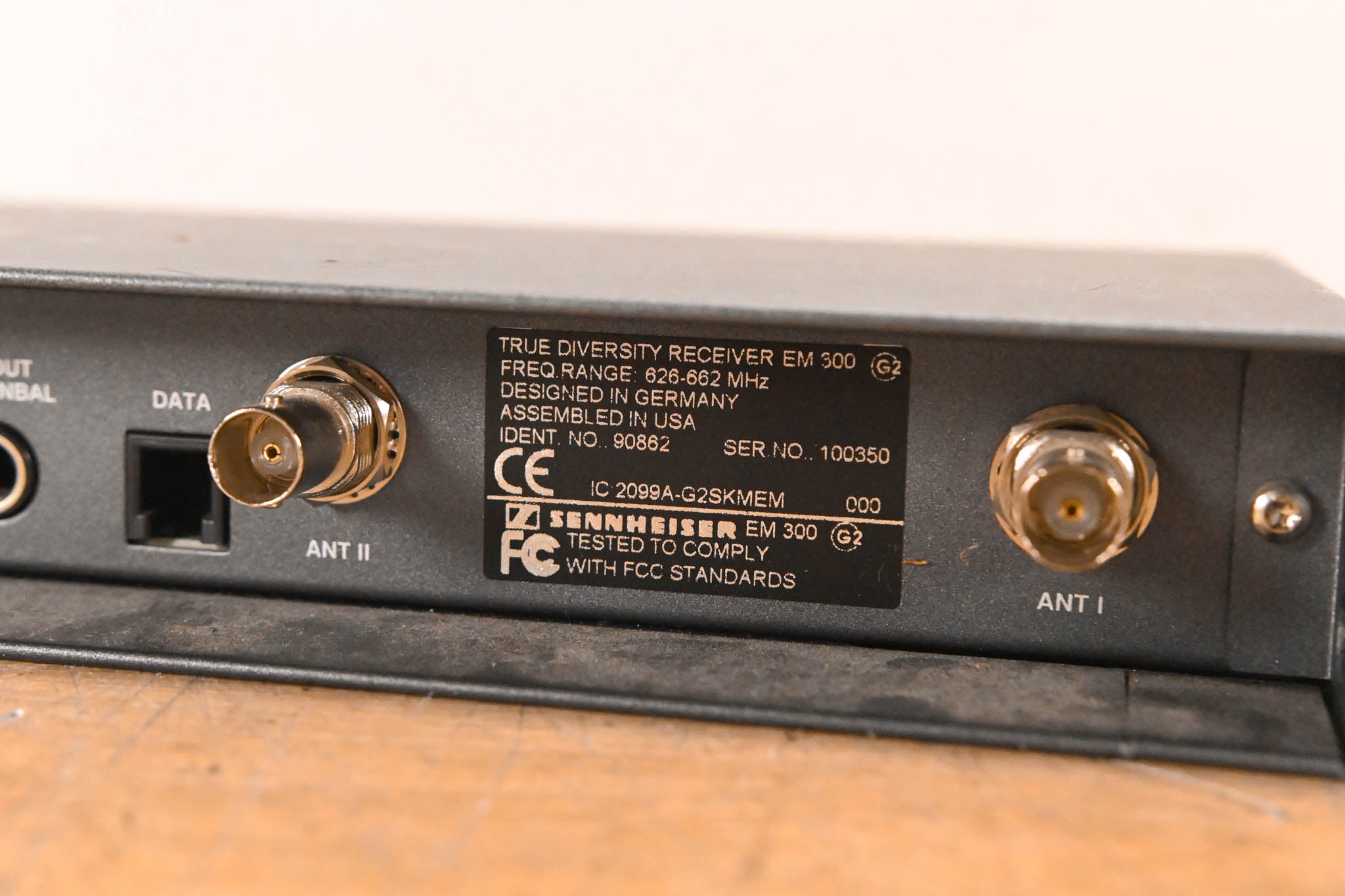 Sennheiser EM 300 G2 Wireless Receiver - 626-662 MHz (NO POWER SUPPLY)