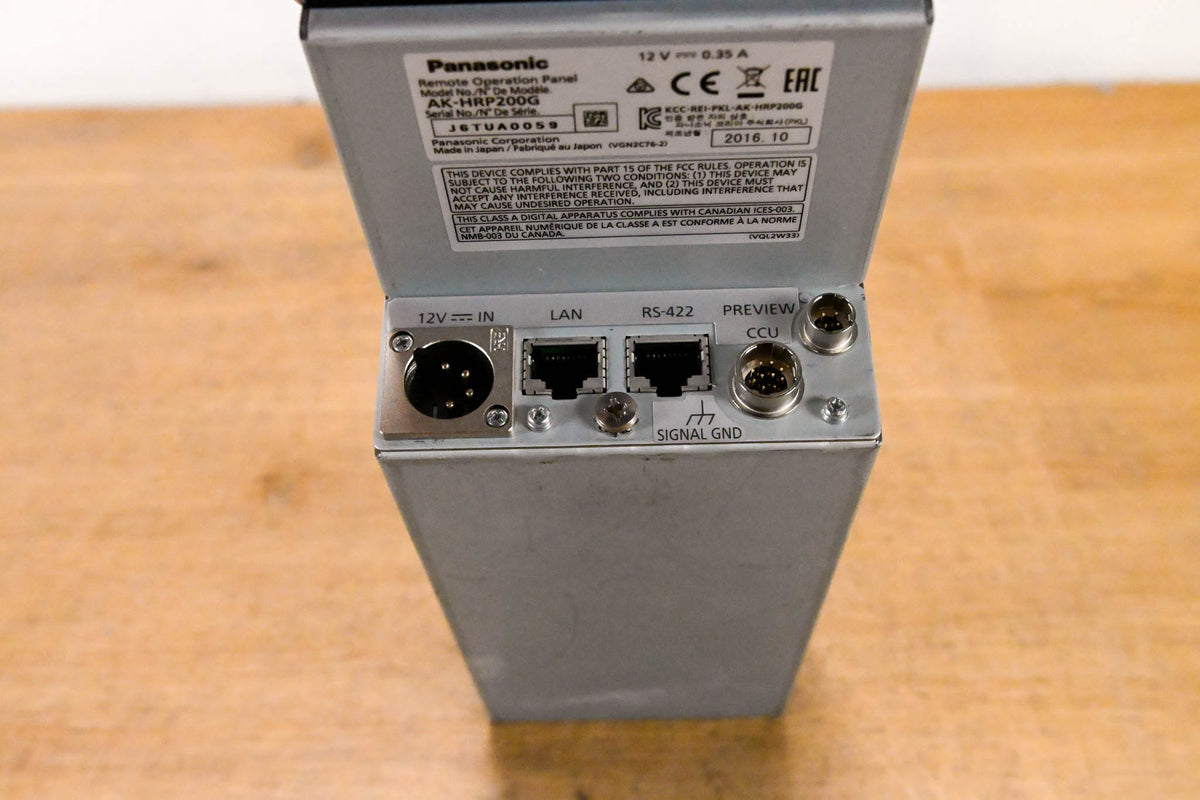 Panasonic AK-HRP200G Remote Operation Panel
