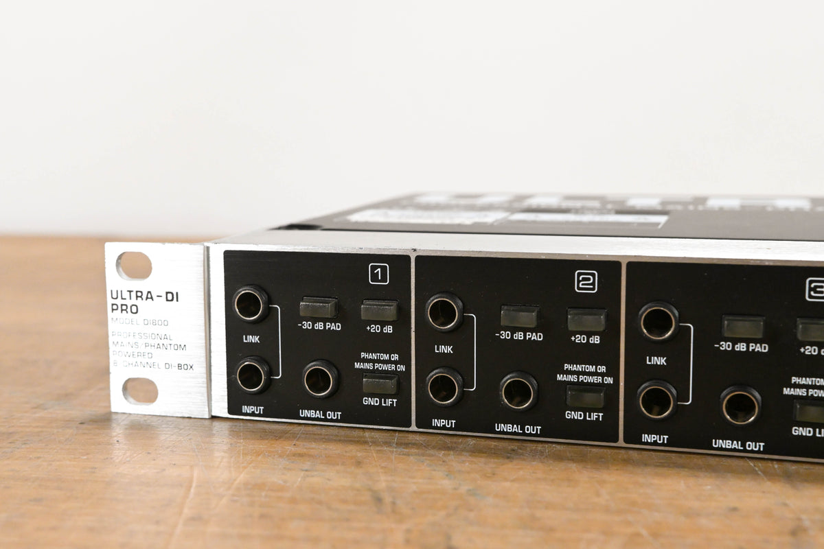 Behringer ULTRA-DI PRO DI800 8-Channel Active DI Box