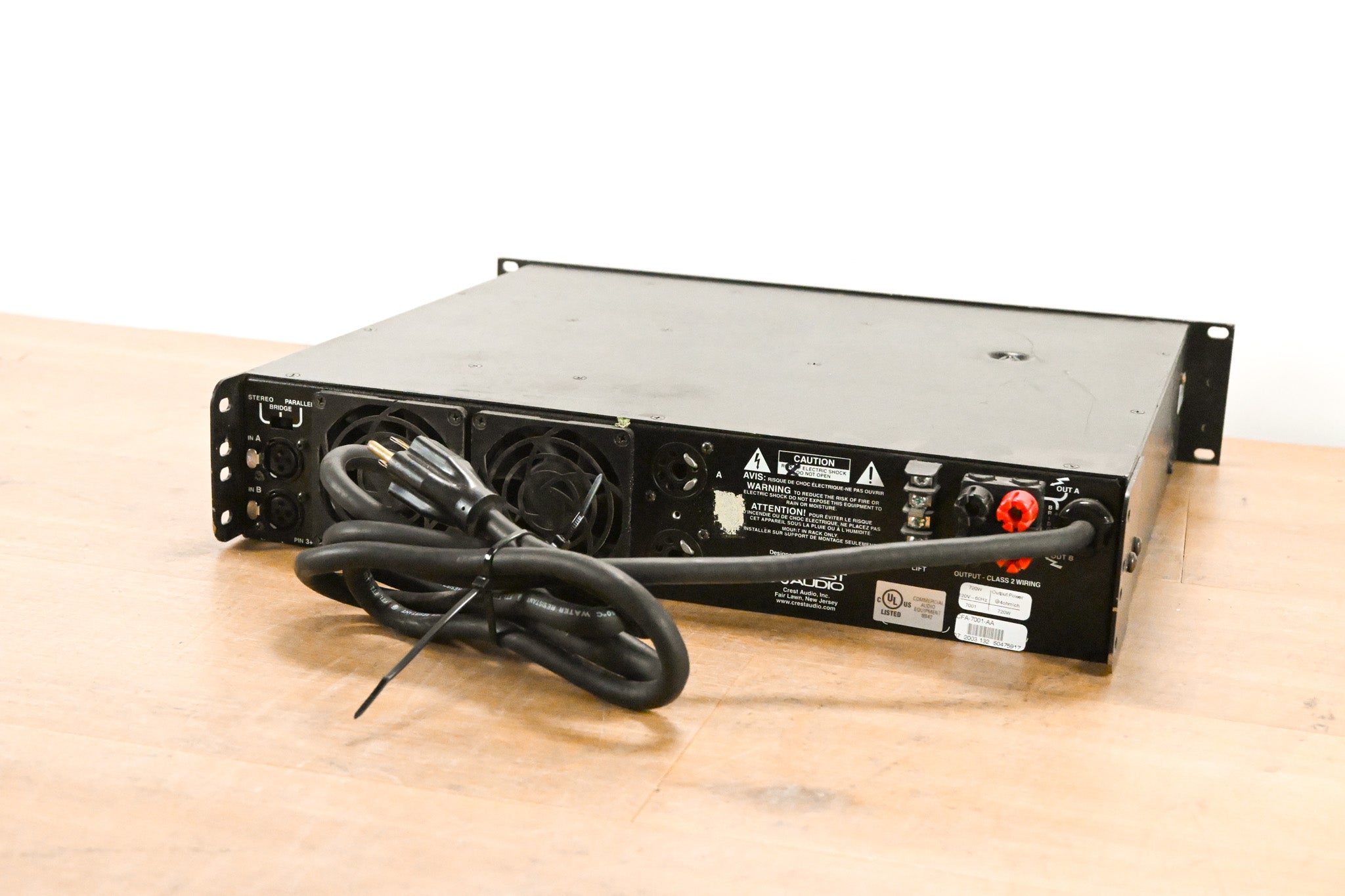 Crest Audio 7001 2-Channel Power Amplifier