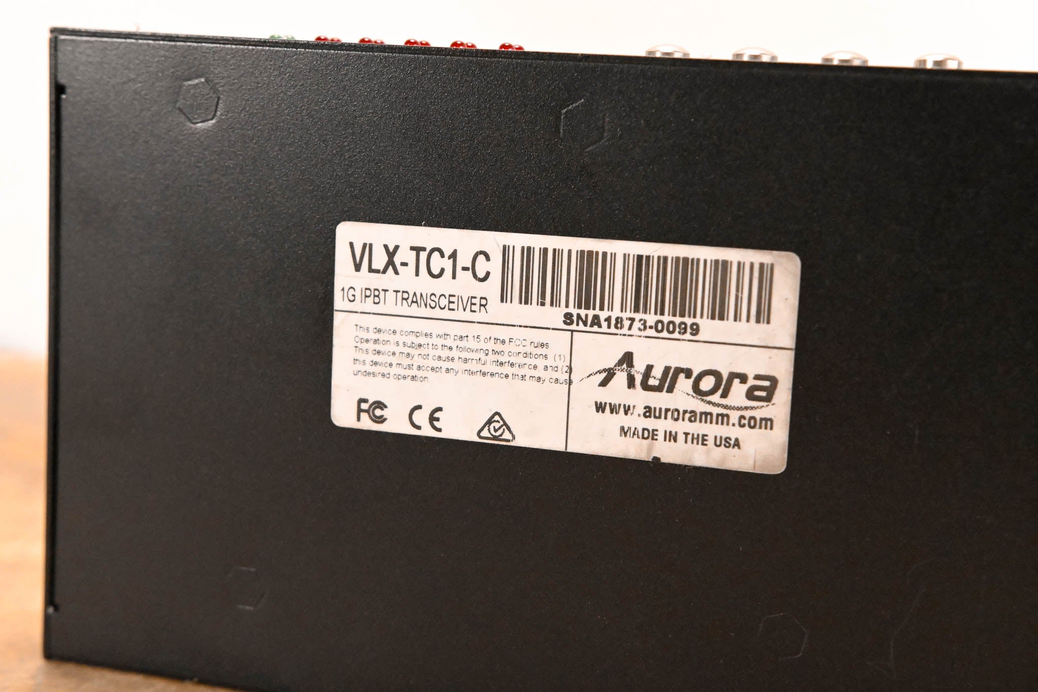 Aurora Multimedia VLX-TC1-C 4K 1Gbps AV-over-IP Transceiver
