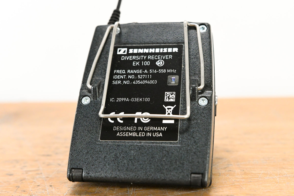 Sennheiser ew 100 G3 Bodypack Transmitter/Receiver A Range: 516-558 MHz