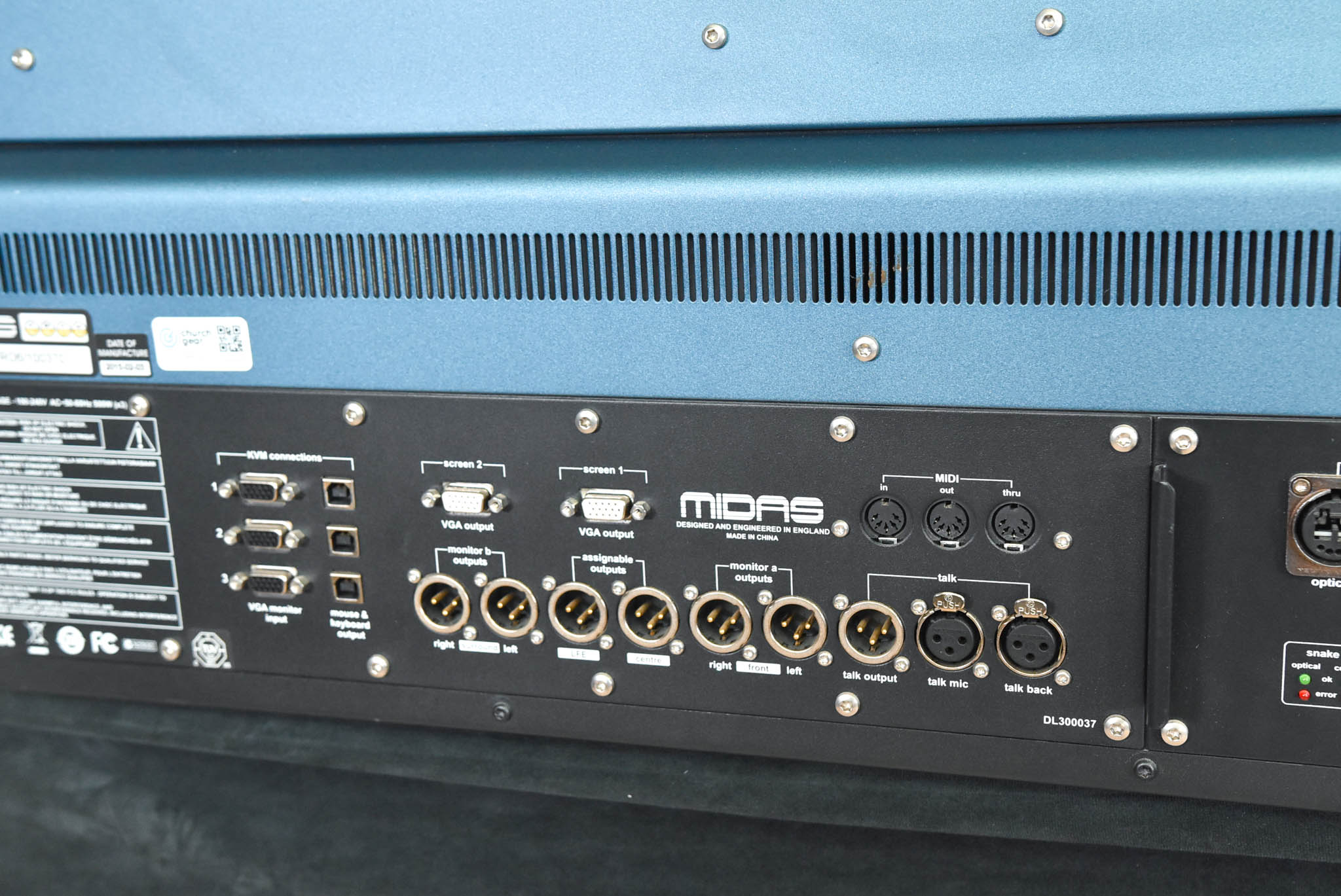 Midas PRO6 64-Channel Digital Console with DL371 Audio System