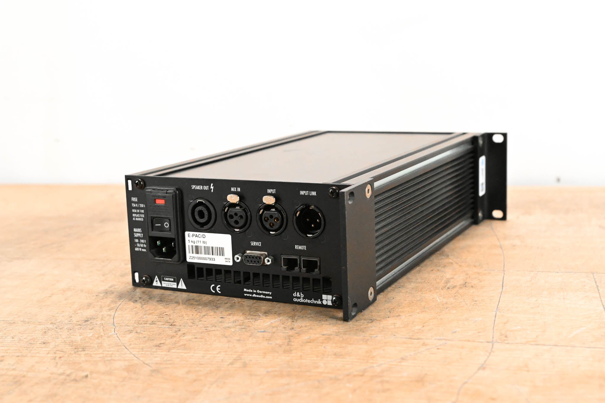 d&b audiotechnik E-PAC Single-Channel Power Amplifier Controller