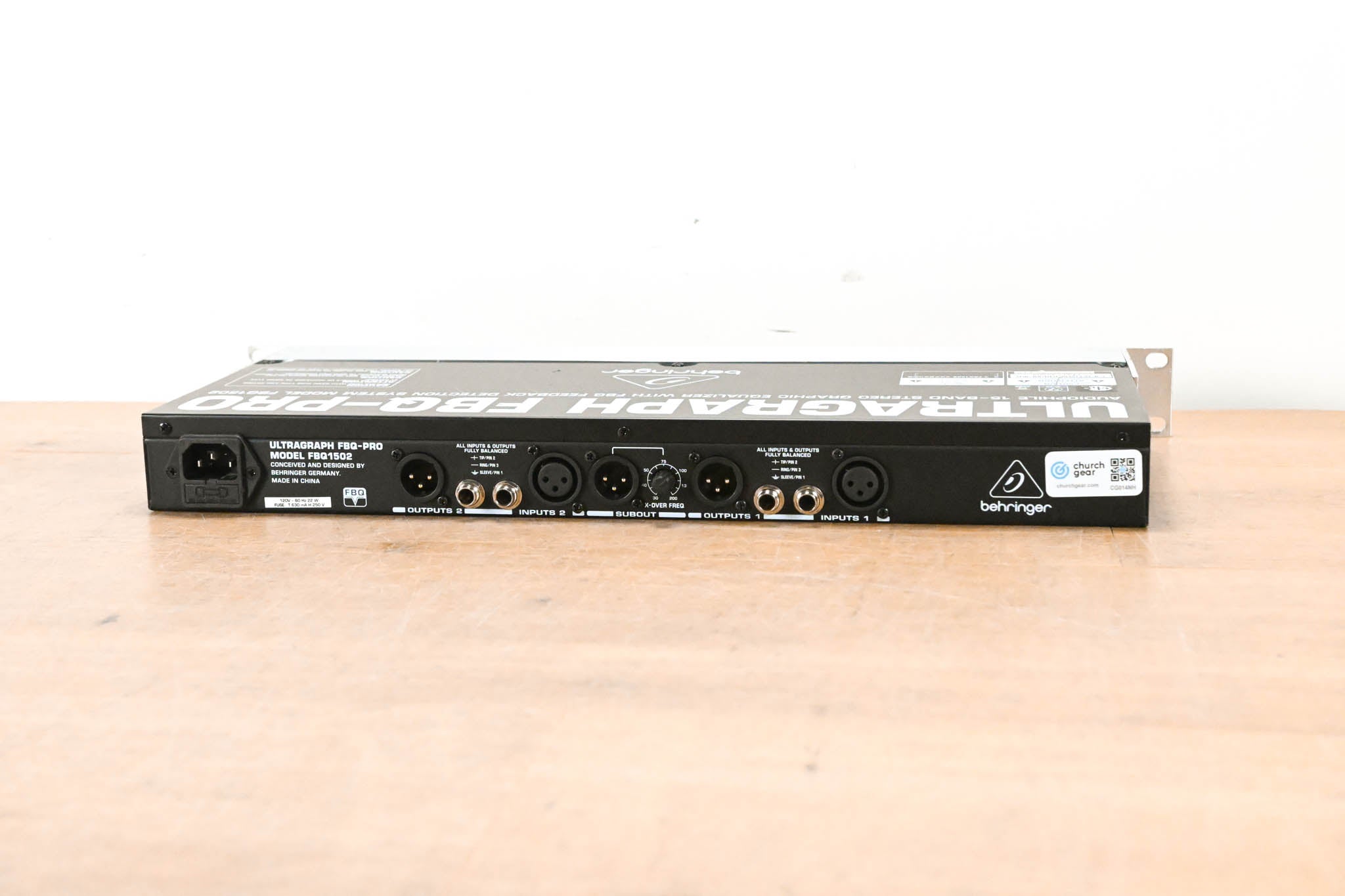 Behringer ULTRAGRAPH PRO FBQ1502 15-Band Stereo Graphic Equalizer