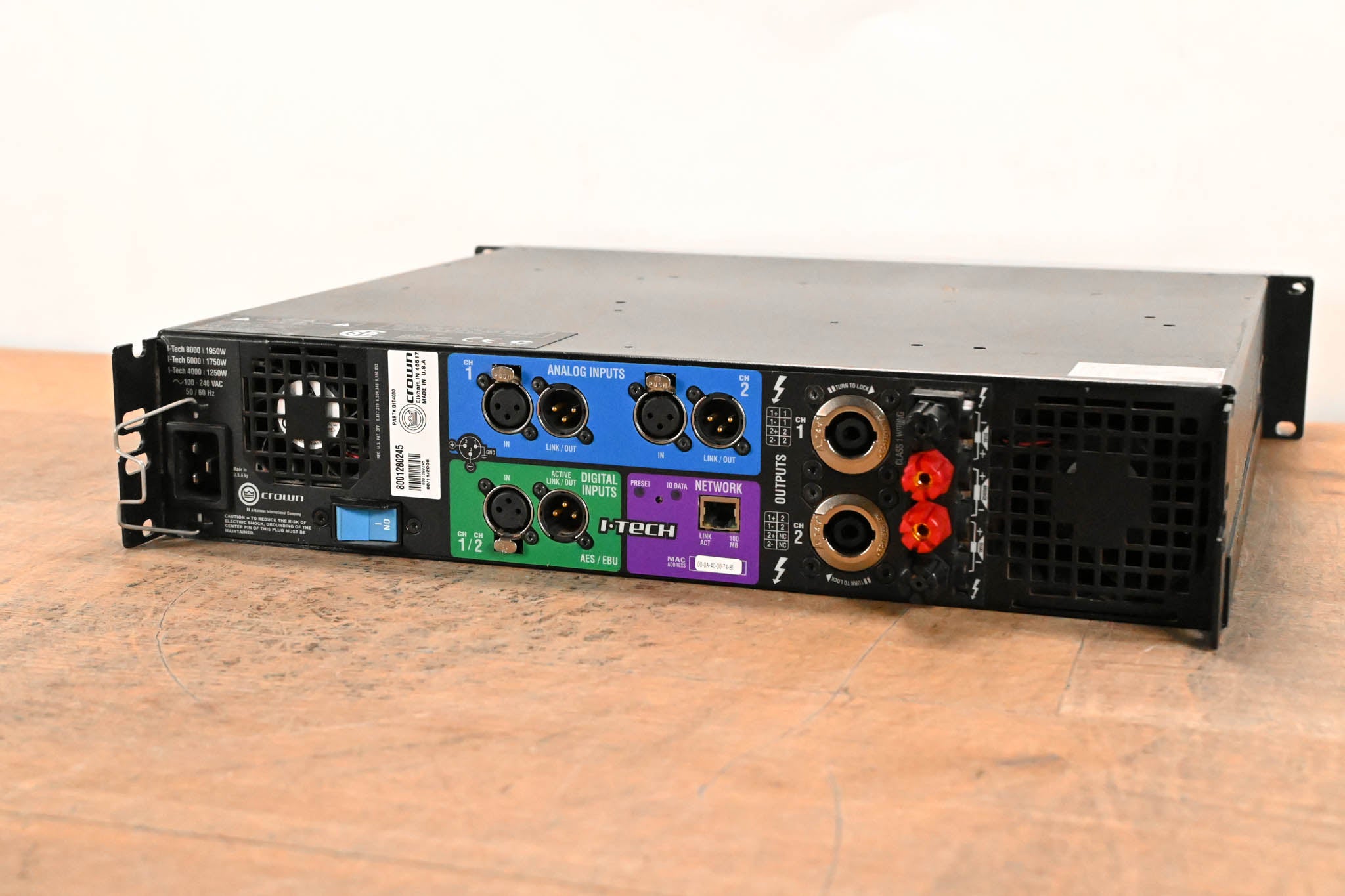 Crown I-Tech 4000 2-Channel Power Amplifier