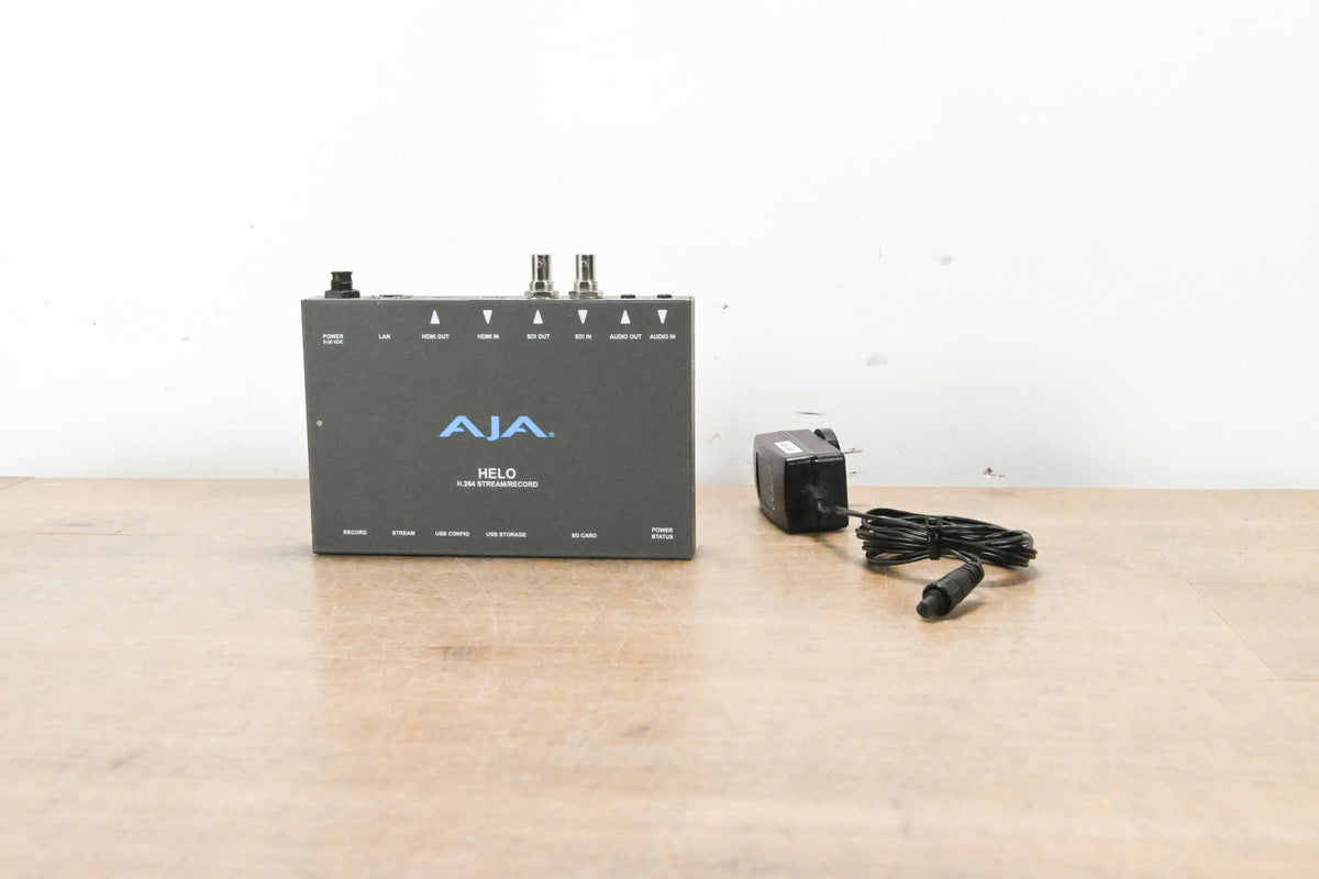 AJA HELO H.264 Streamer and Recorder