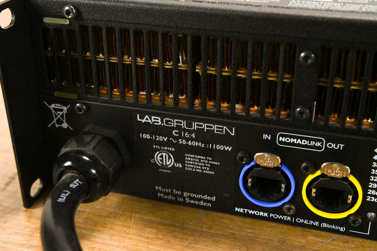 Lab Gruppen C 16:4 1600W Four-Channel Power Amplifier