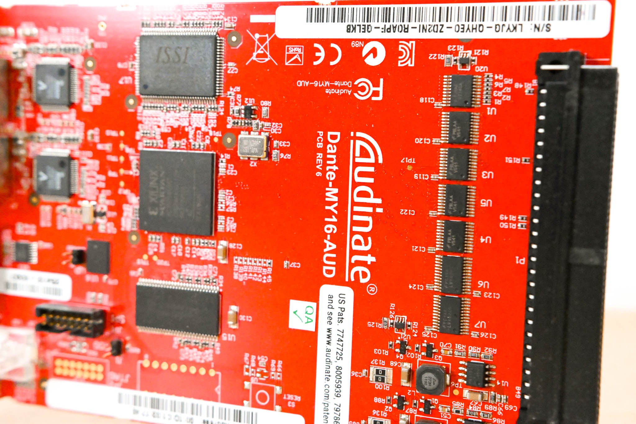 Audinate Dante-MY16-AUD 16-Channel Dante Network I/O Card