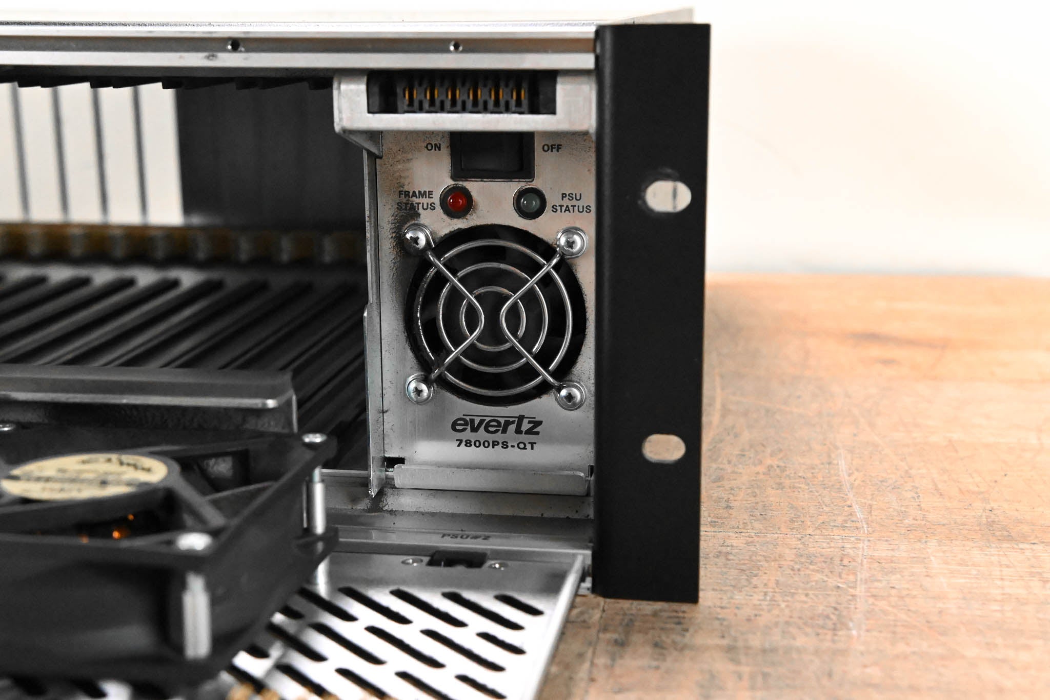 Evertz 7800FR-QT 3U Rack-Mountable Quiet Multiframe