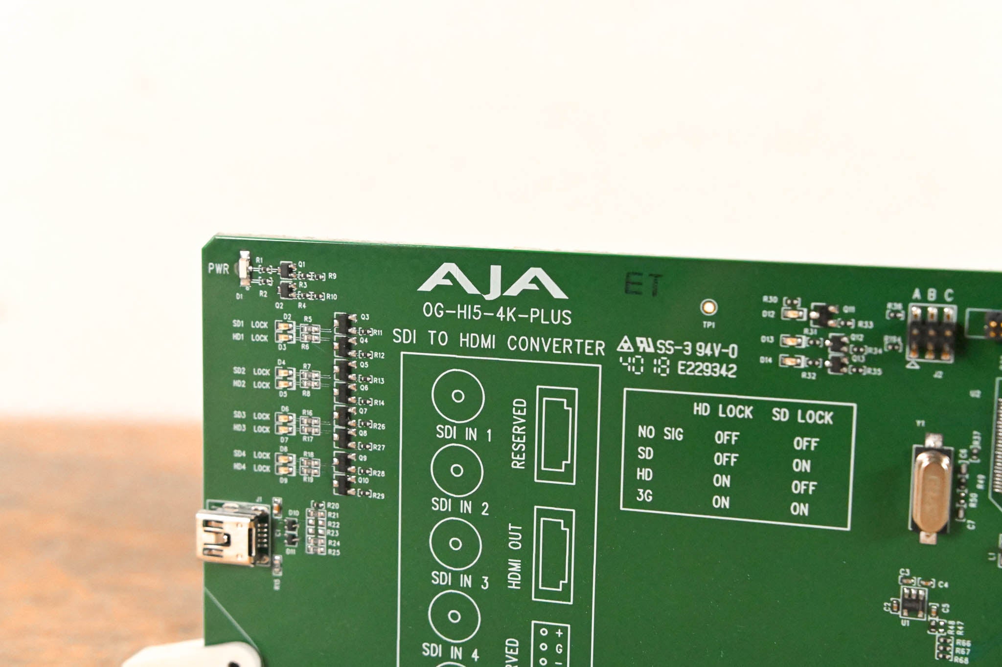AJA OG-HI5-4K-PLUS openGear SDI to HDMI Converter