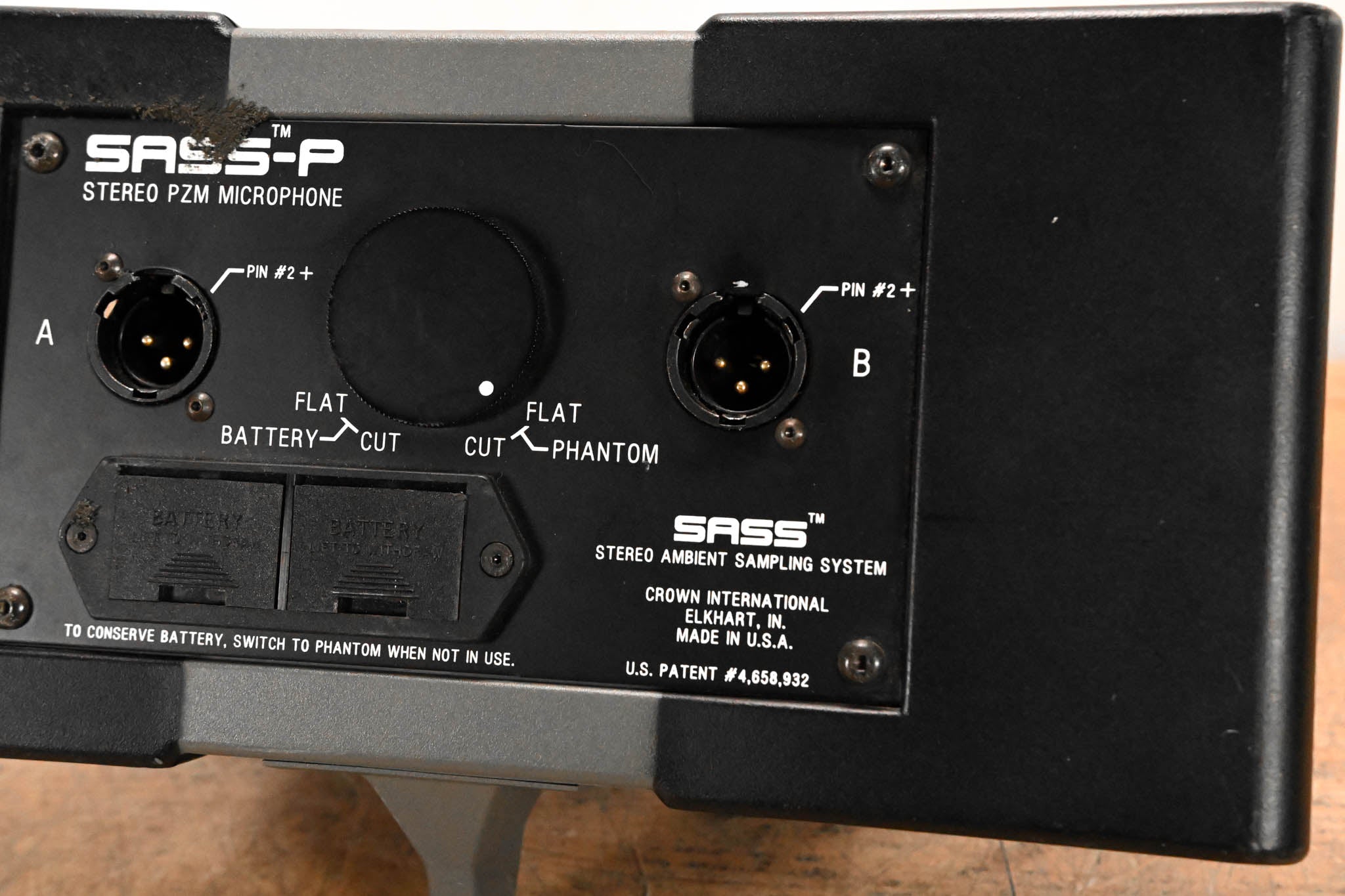 Crown SASS-P Vintage Stereo PZM Microphone