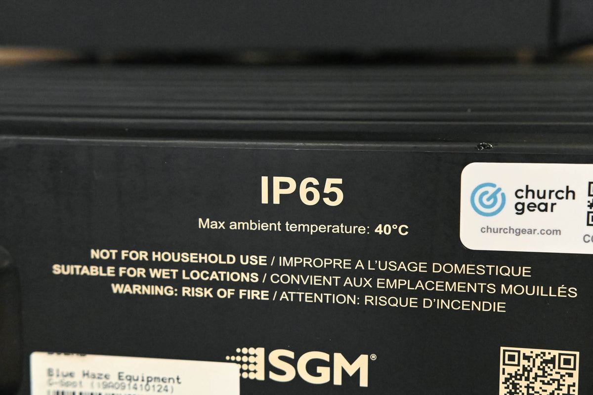 SGM GSPOT IP65 Waterproof RGB LED Moving Head Light