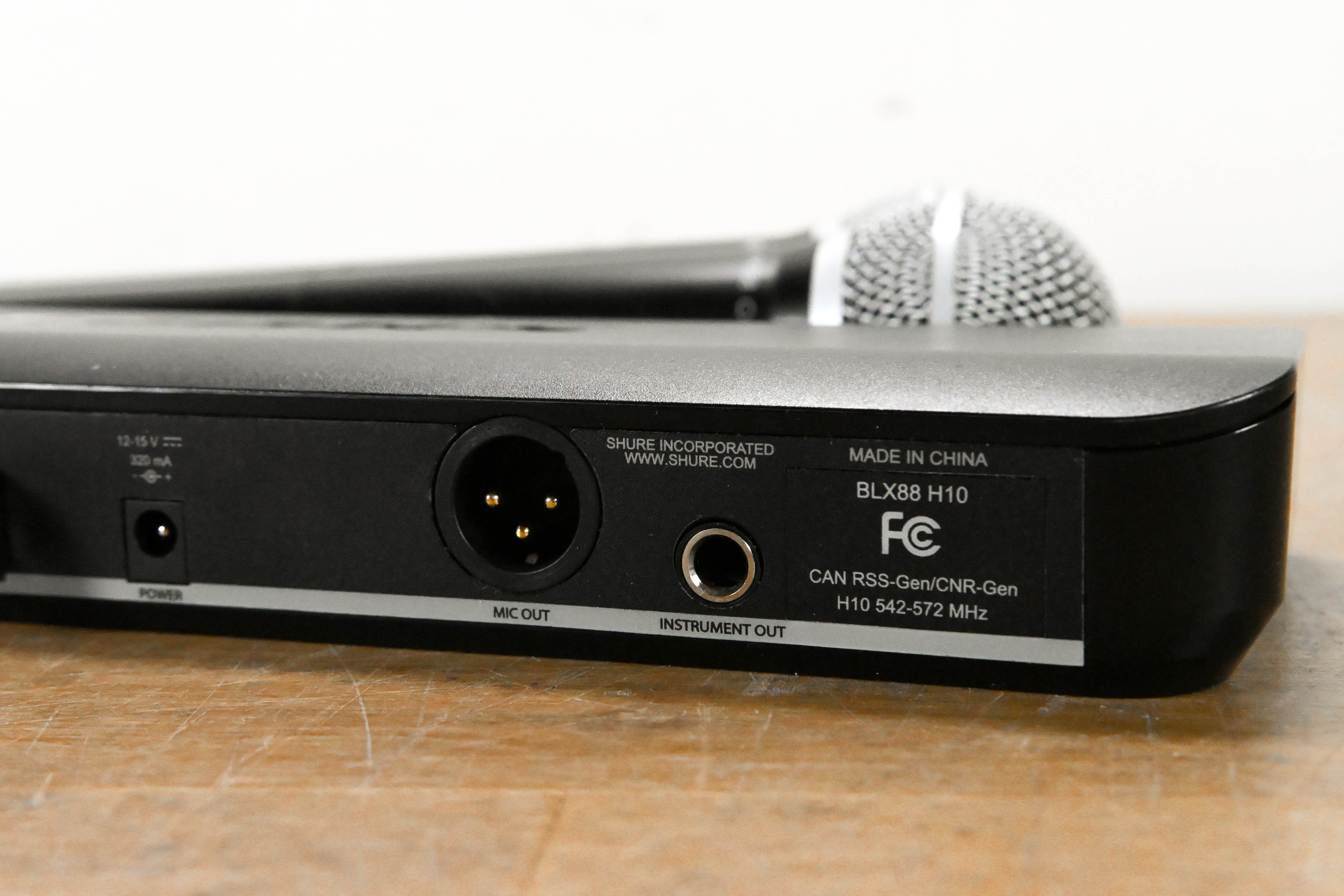 Shure BLX288/PG58 Wireless Microphone System - H10 Band NO POWER SUPPLY