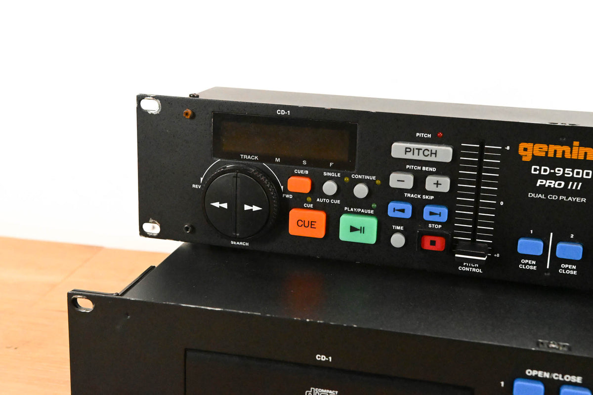 Gemini CD-9500 Pro III Dual CD Player with Controller