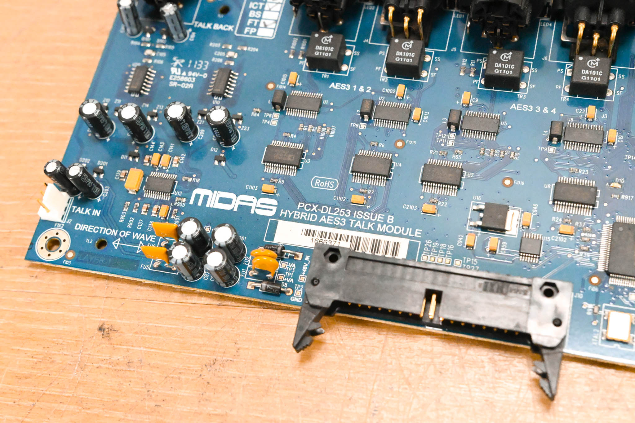 Midas DL253 Hybrid AES3 Talk Module (PCX-DL253 Issue B)