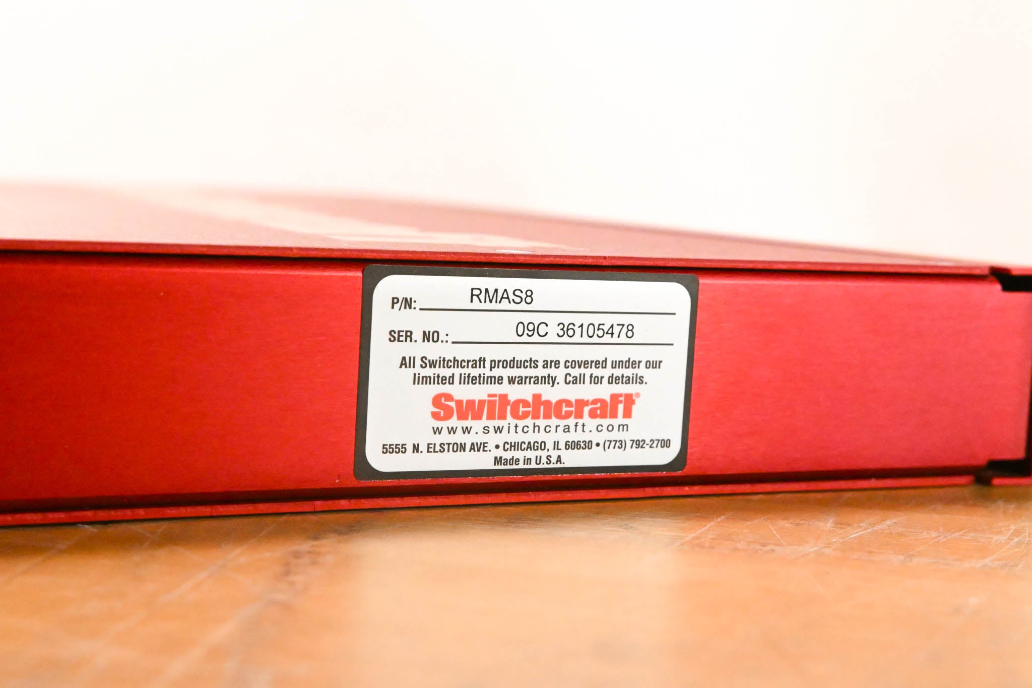 Switchcraft RMAS8 8-Input 3-Way Splitter