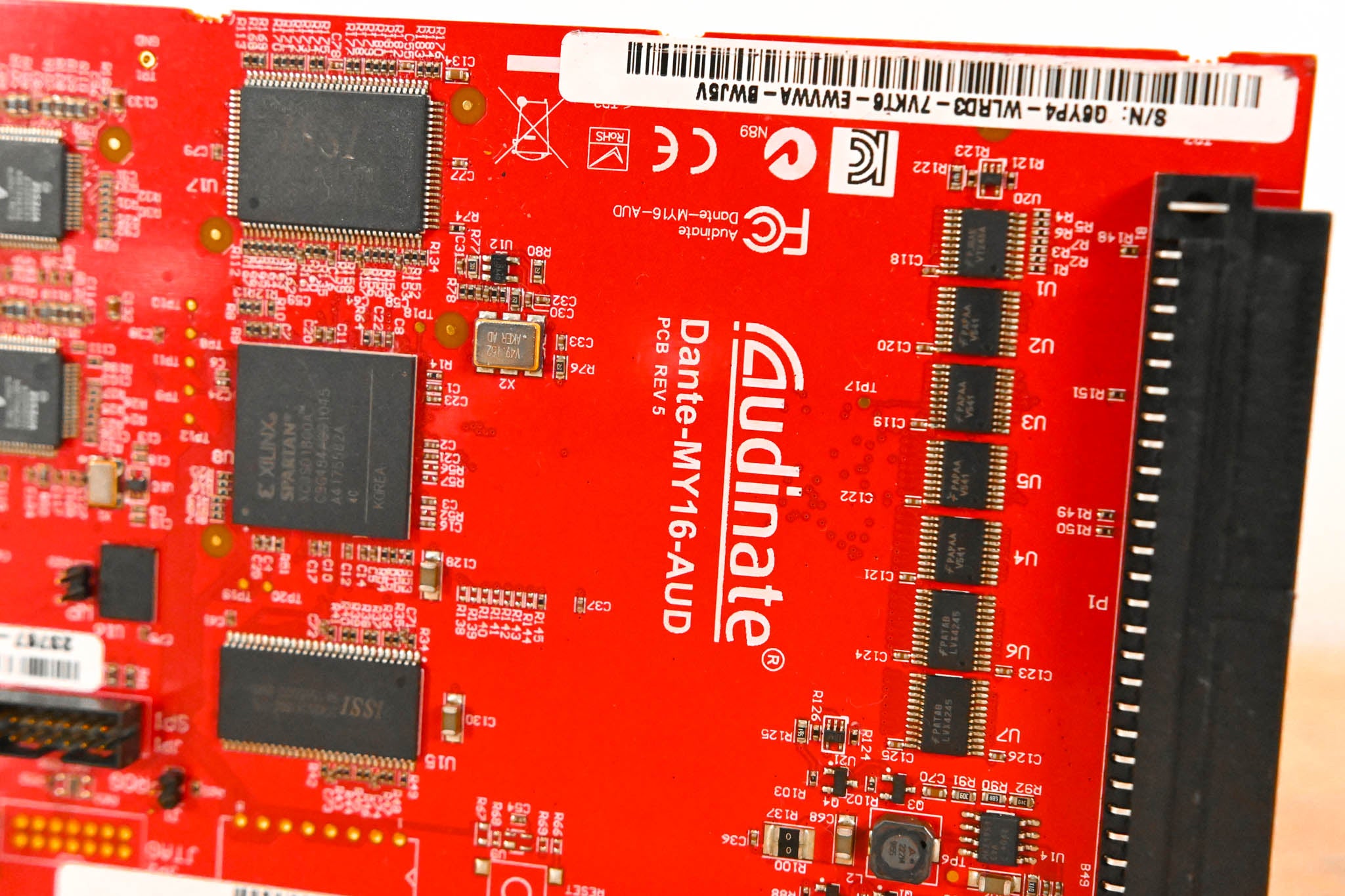 Audinate Dante-MY16-AUD 16-Channel Dante Network I/O Card