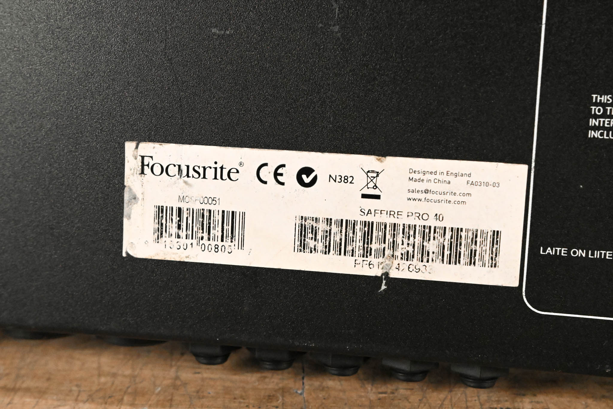 Focusrite Saffire Pro 40 FireWire Audio Interface