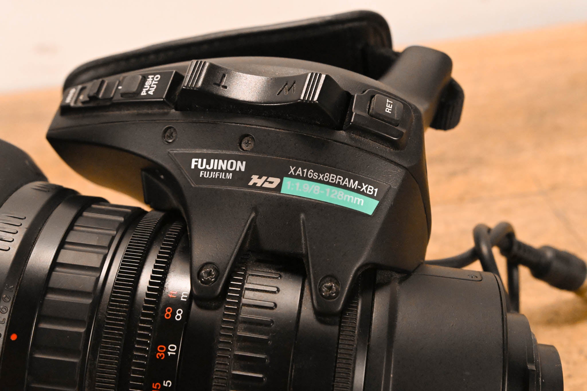 Fujinon XA16sx8BRAM-XB1 2/3" 8.0-128mm Quick Zoom ENG HD Lens