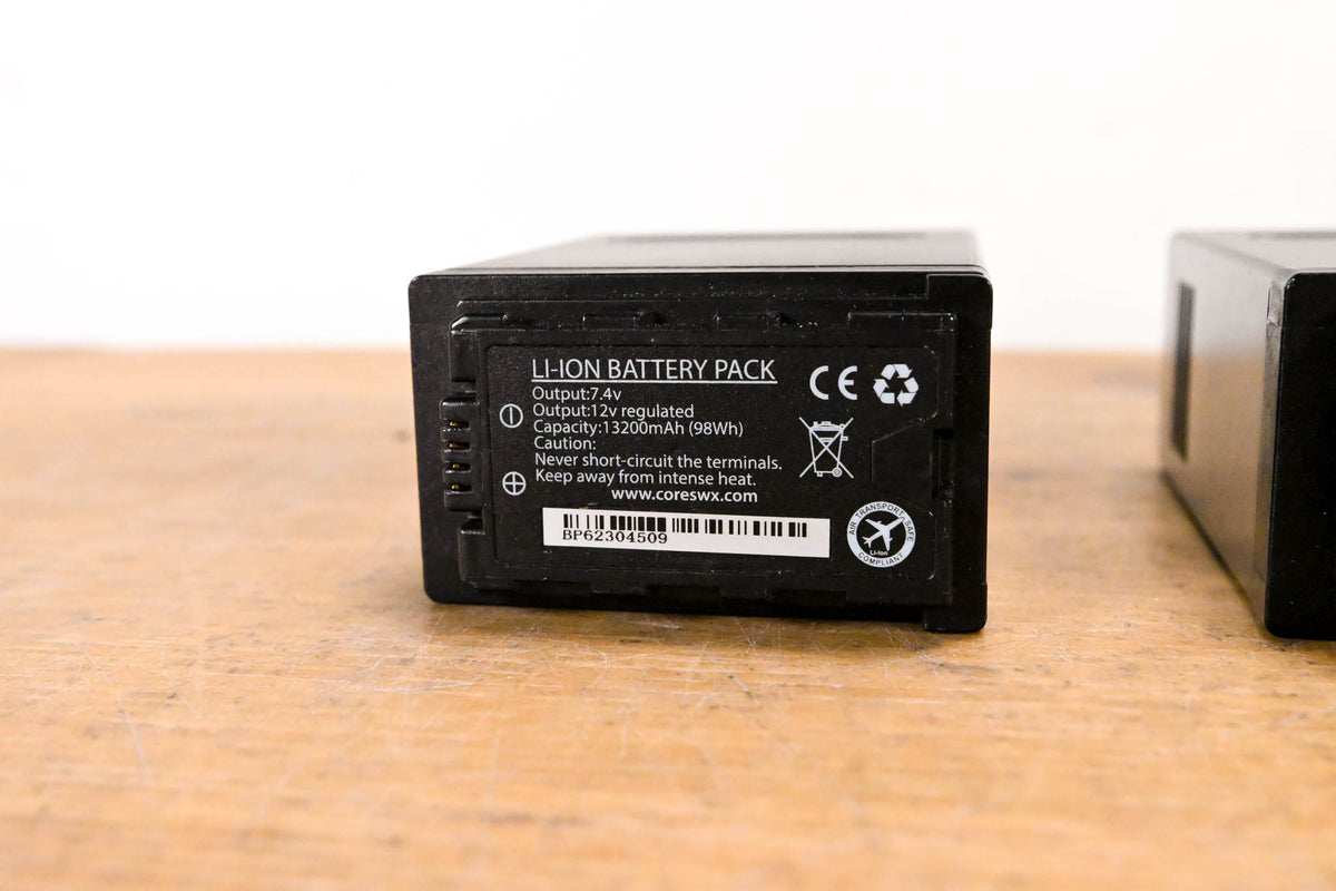 Panasonic AG-BRD50 Dual Battery Charger with Batteries (NO POWER SUPPLY)