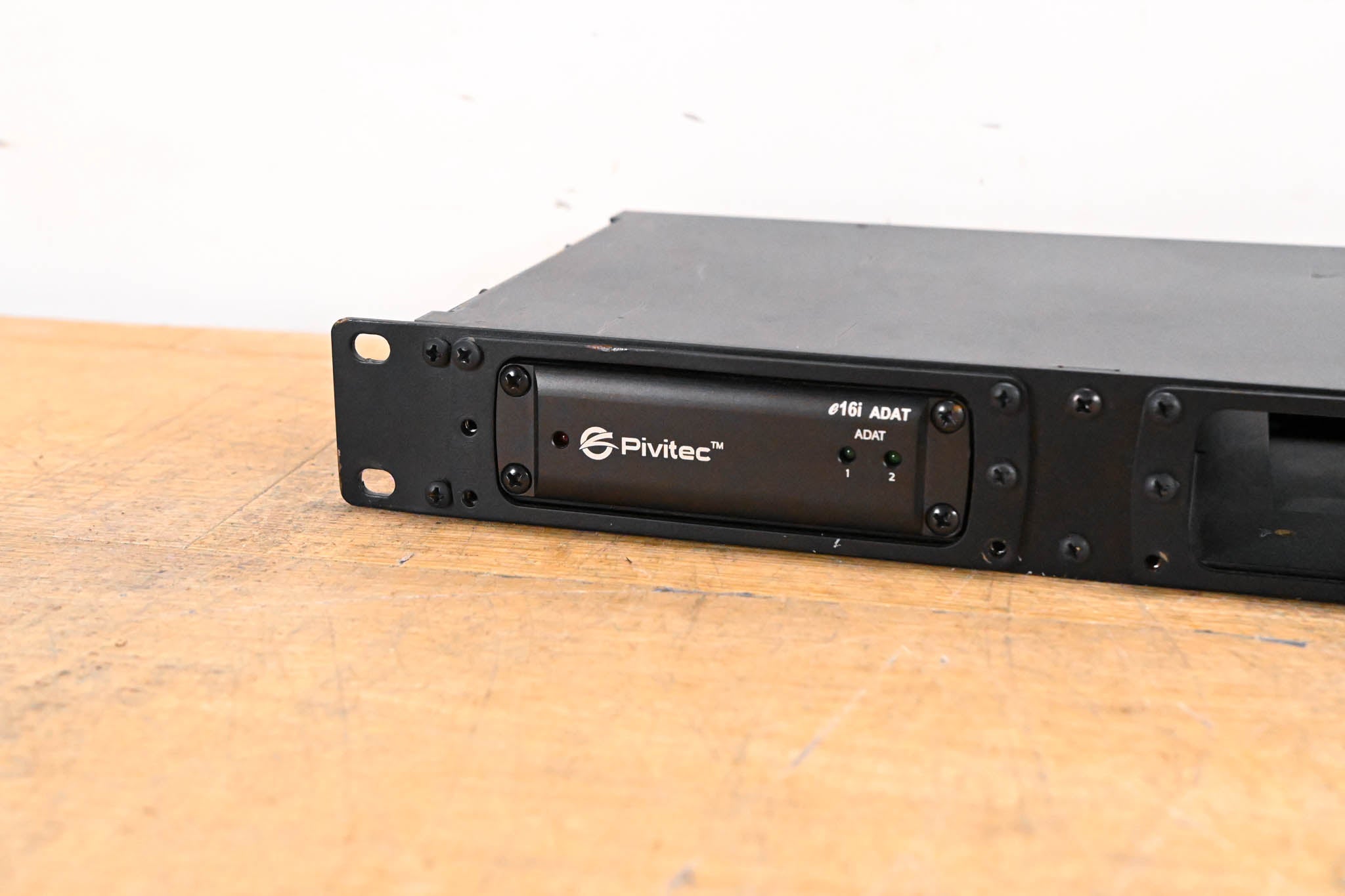 Pivitec e16i ADAT Network Audio Interface Module in 1RU Chassis (NO PSU)