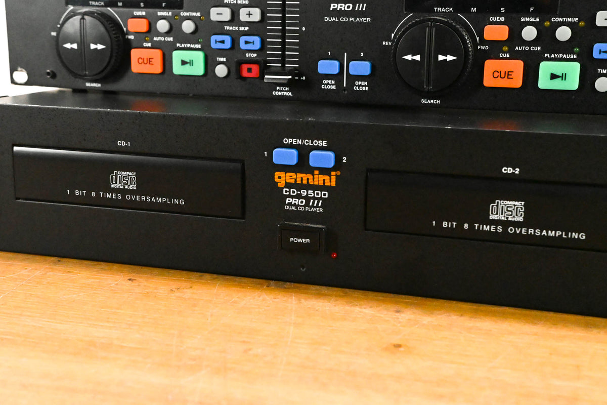 Gemini CD-9500 Pro III Dual CD Player with Controller