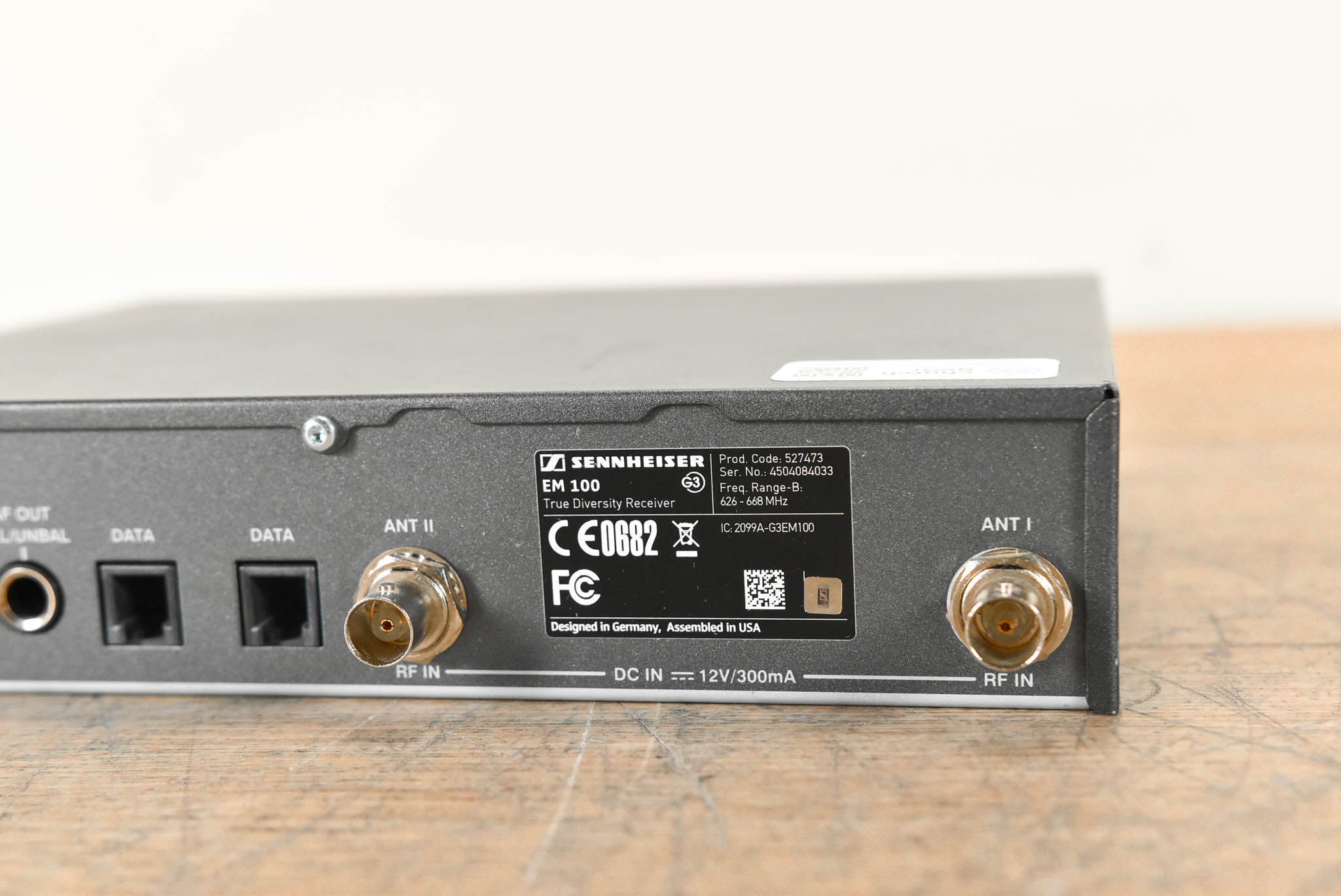 Sennheiser EM 100 G3 Wireless Receiver - 626-668 MHz (NO POWER SUPPLY)