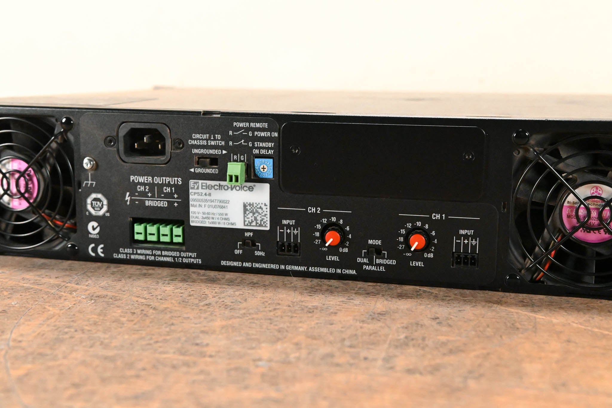Electro-Voice (EV) CPS2.4-II Contractor Precision Series 2-CH Power Amp
