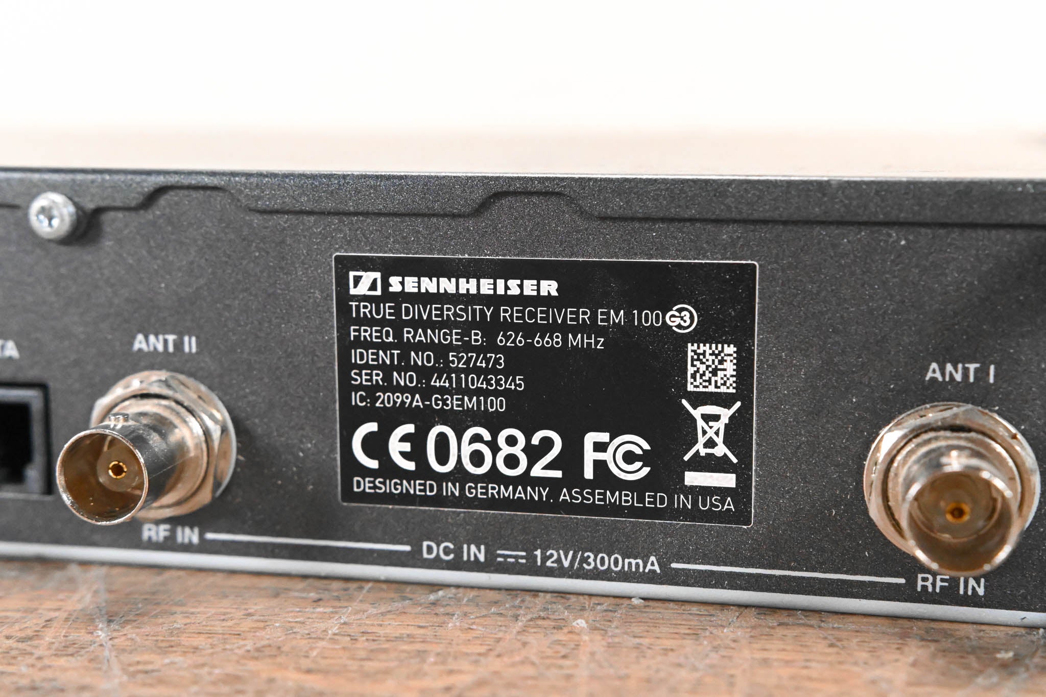 Sennheiser EM 100 G3 Wireless Receiver - 626-668 MHz