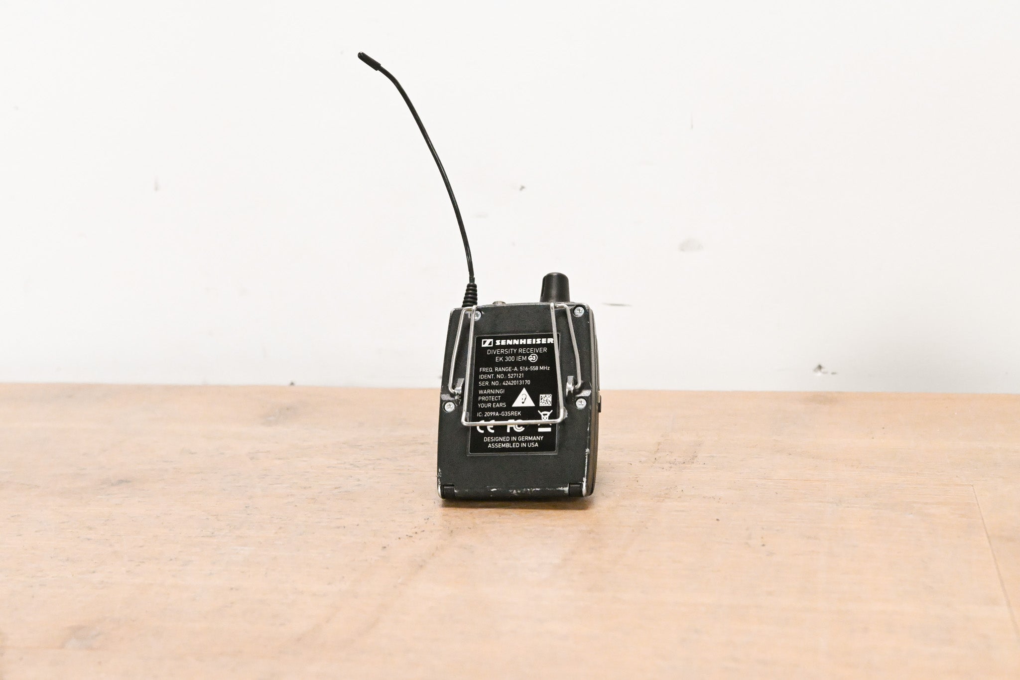 Sennheiser EK 300 IEM G3 Bodypack Wireless Receiver A Range: 516-558 MHz