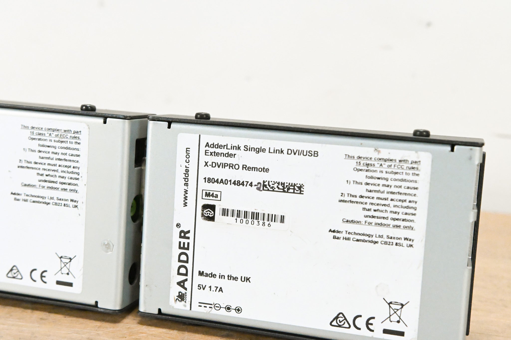 Adder AdderLink X-DVIPRO Single Link DVI/USB Extender (NO POWER SUPPLY)