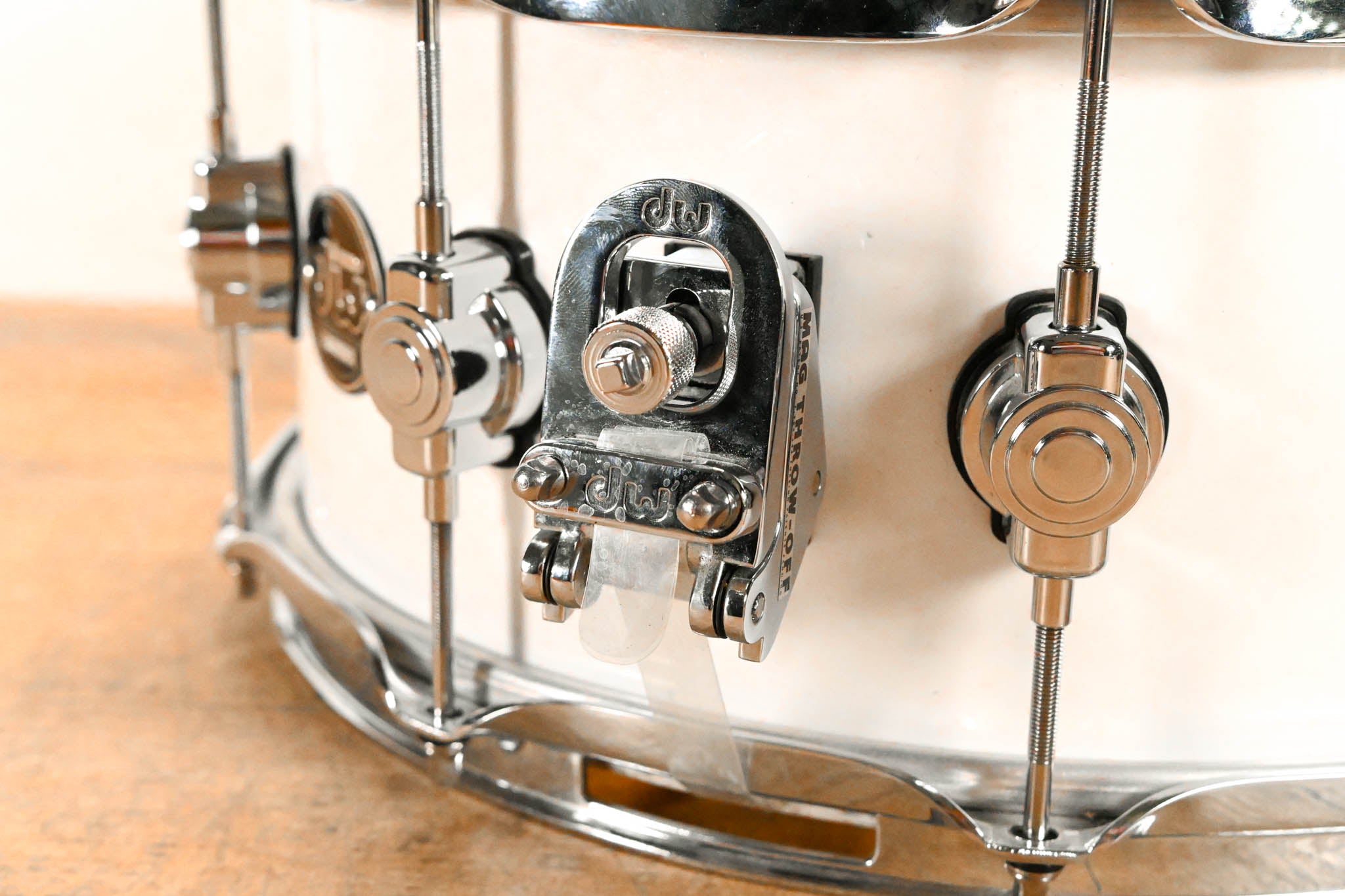 DW Performance Series Maple Snare Drum 6.5" x 14" Gloss White