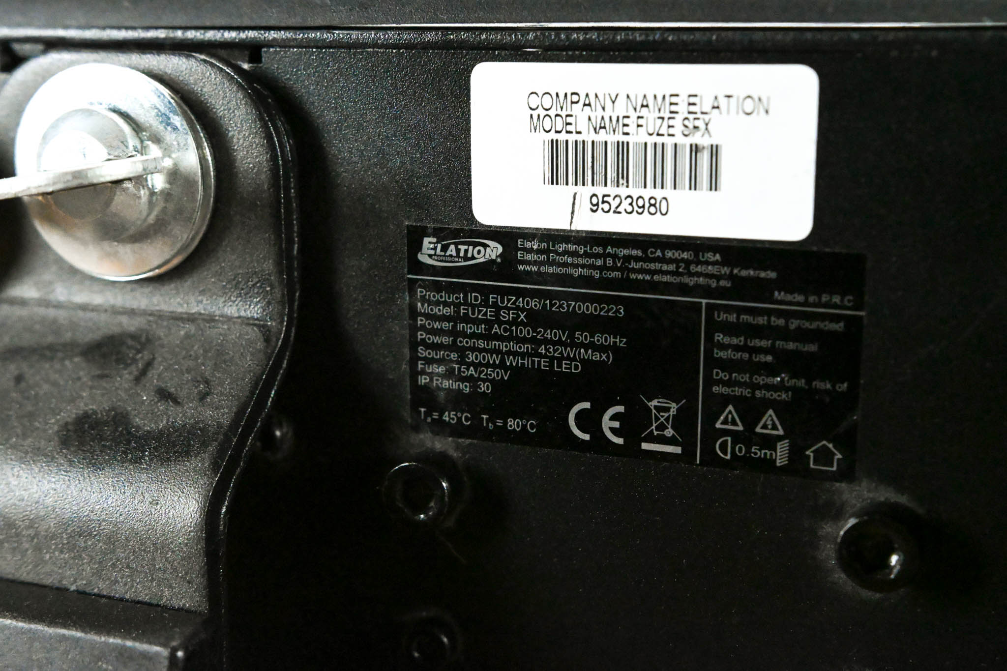 Elation Fuze SFX 300W CMY LED Spot Effects Fixture (NO POWER CABLE)