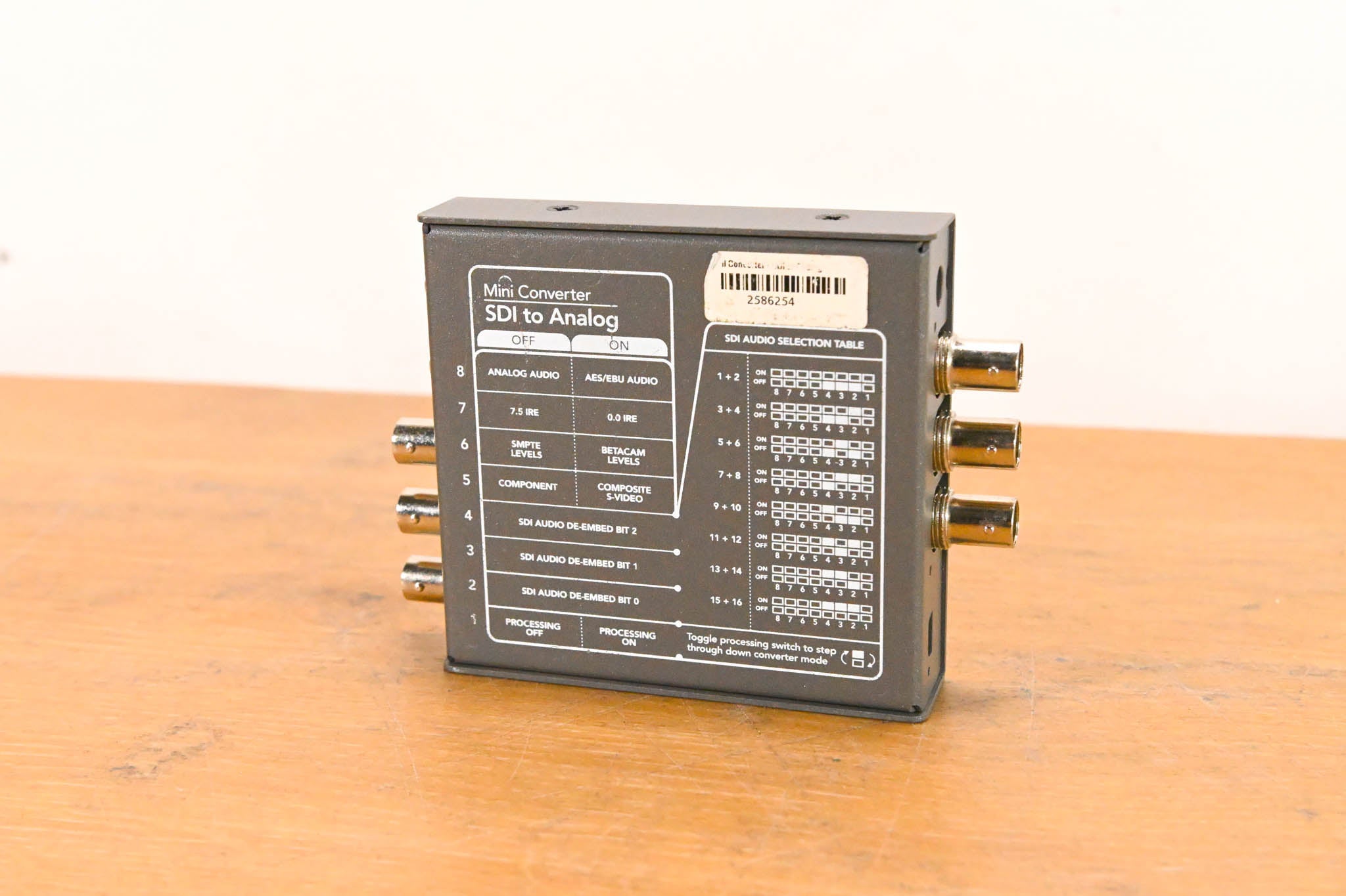 Blackmagic Design Mini Converter SDI to Analog (NO POWER SUPPLY)