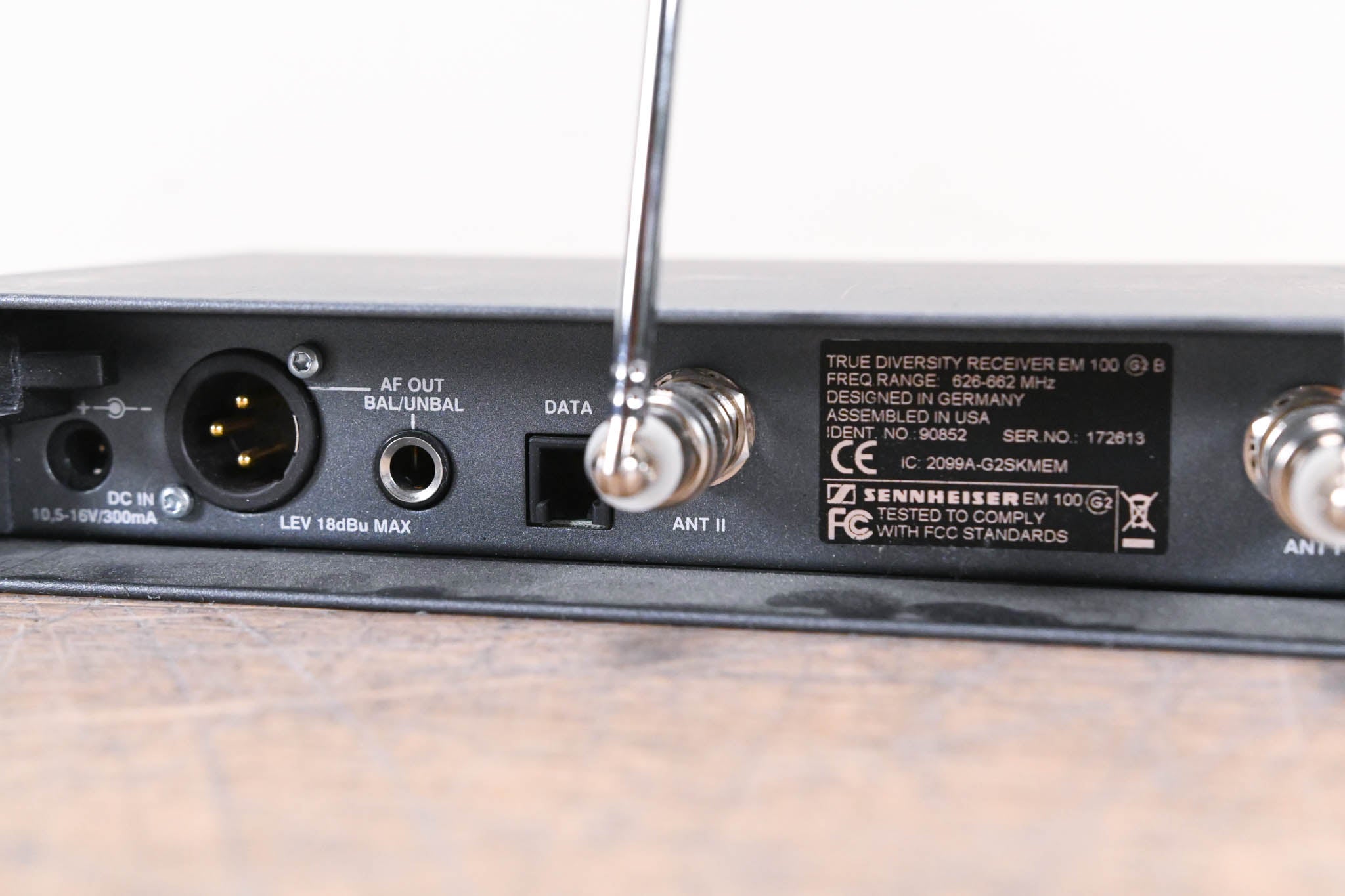 Sennheiser EM 100 G2 Wireless Receiver - 626-662 MHz (NO POWER SUPPLY)