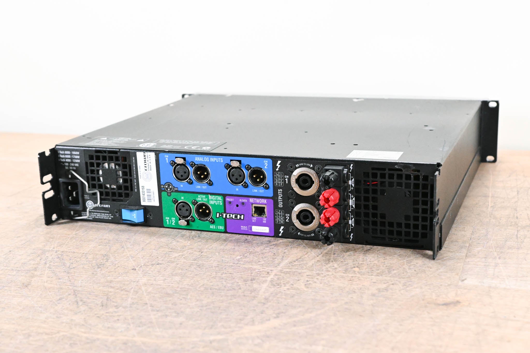 Crown I-Tech 4000 2-Channel Power Amplifier