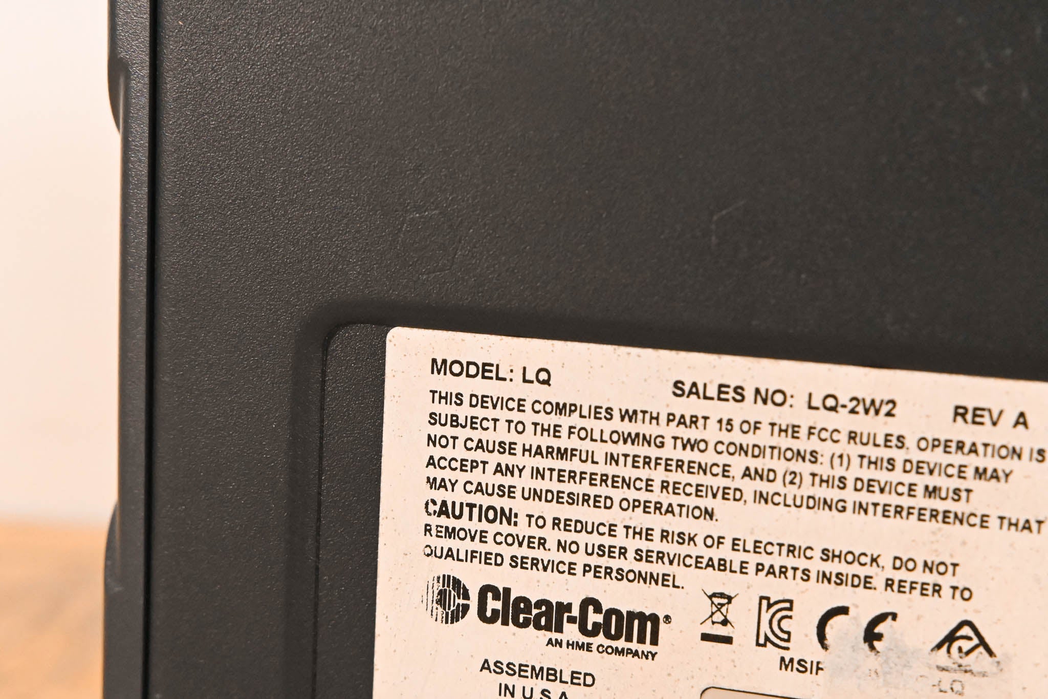 Clear-Com LQ-2W2 Compact 2-Port Partyline IP Interface (NO POWER SUPPLY)