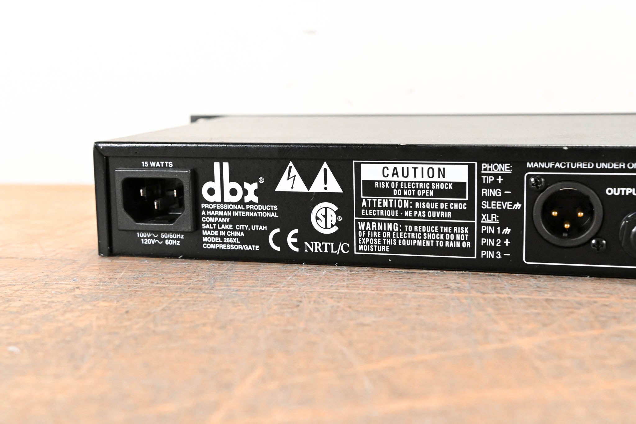 dbx 266XL 2-Channel Compressor/Gate